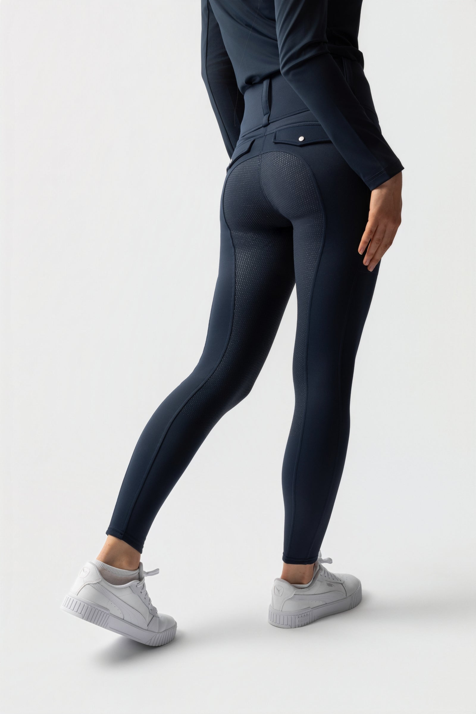 Horze Anya Thermotights Ibridi con Fullgrip Womens Breeches