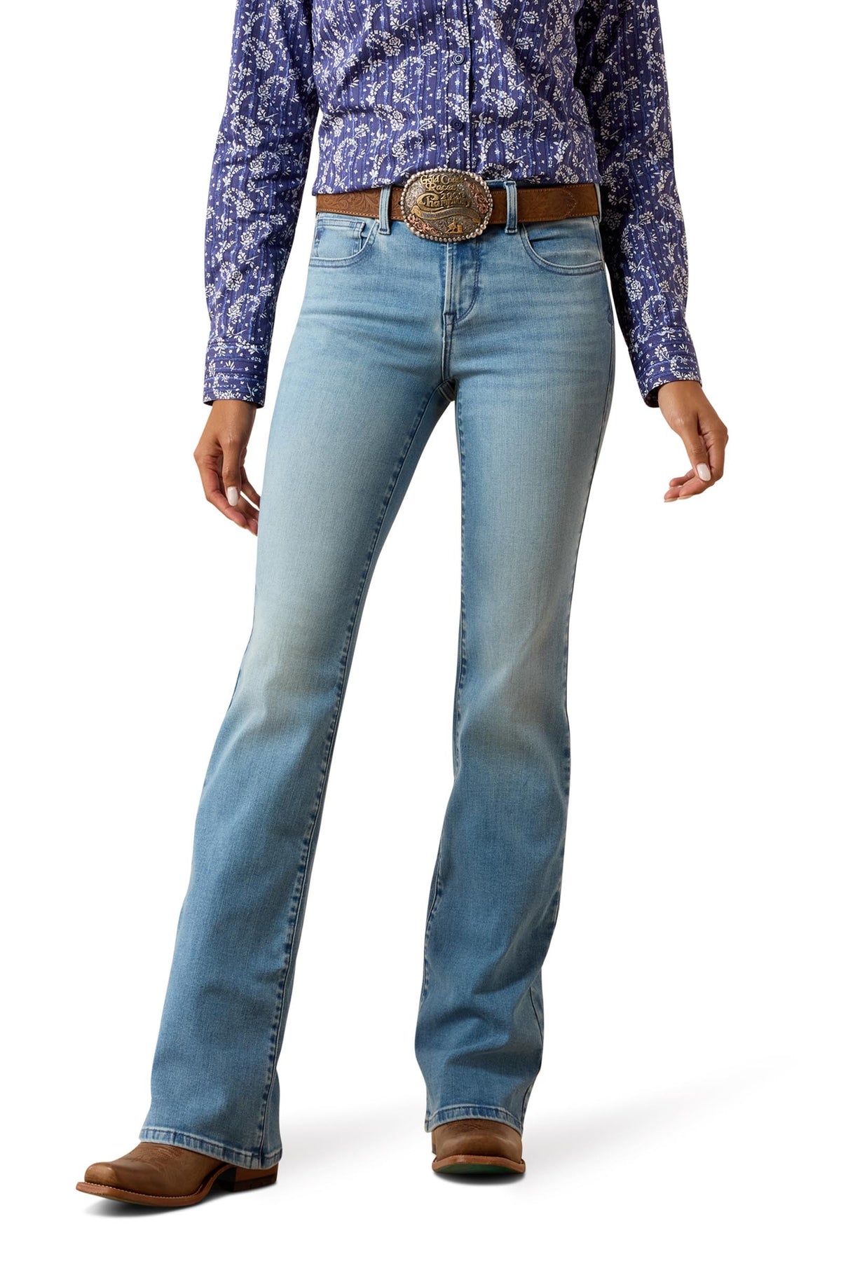 Ariat Donna Jeans Vilma UltraStretch Boot Cut Perfect Rise Womens Breeches