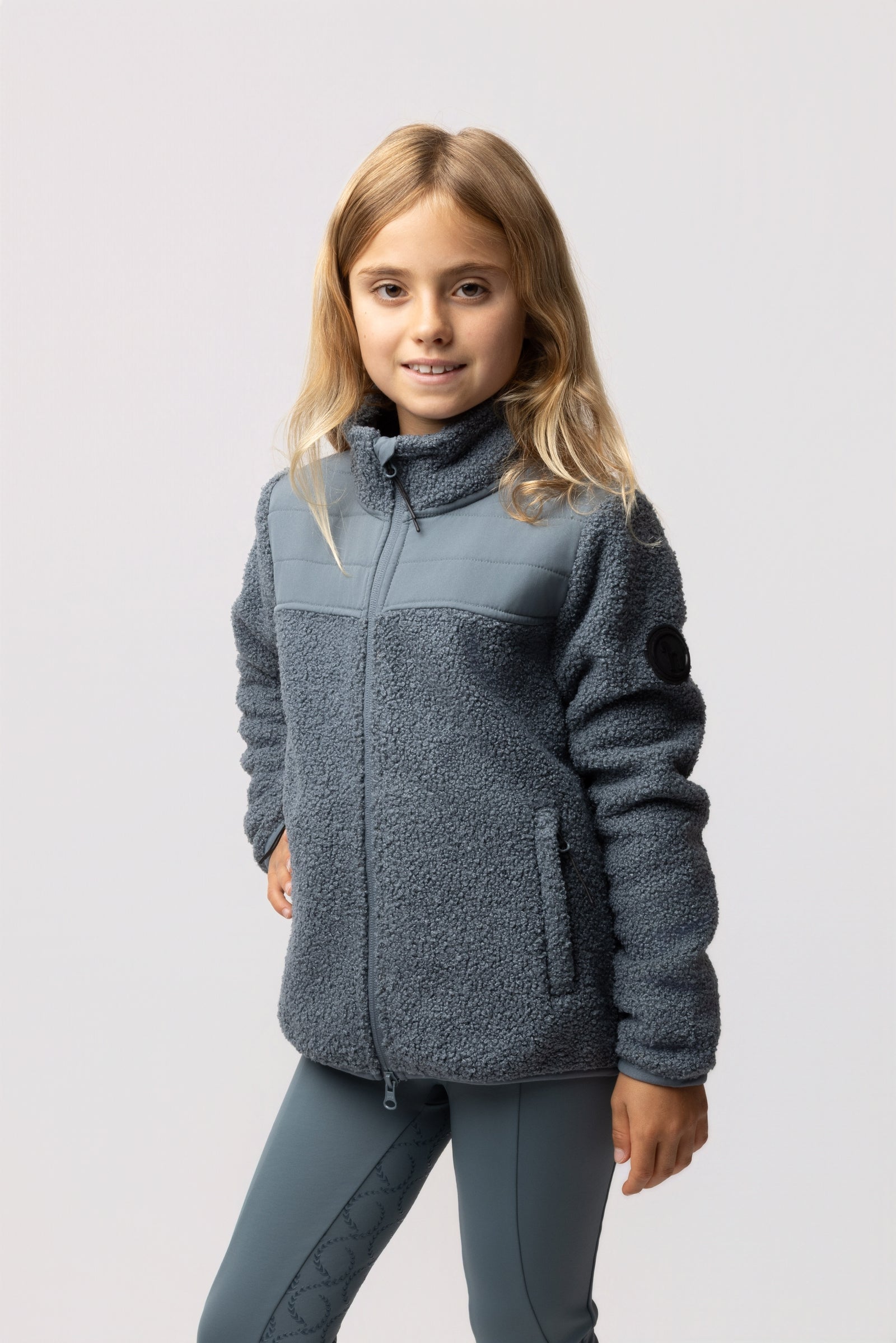 Horze Misha Giacca in fleece ibrida per bambini Abbigliamento per bambini
