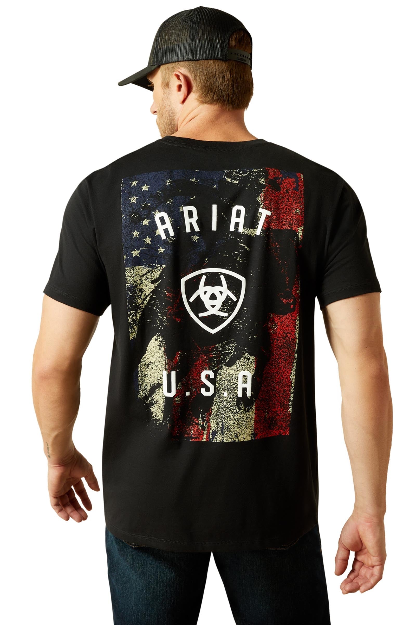 Ariat Faded Bull t-shirt da uomo Abbigliamento da uomo