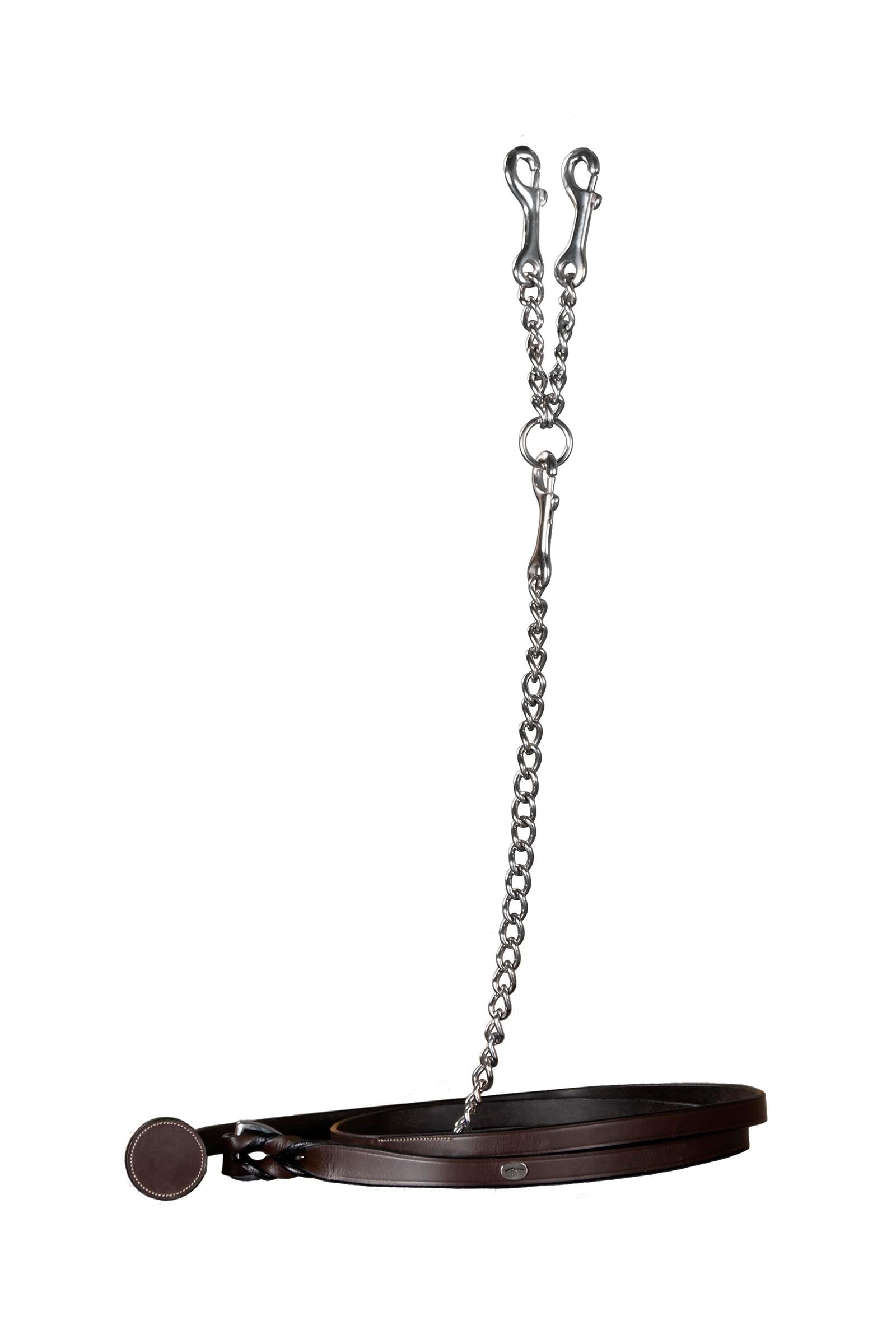 Dy'on Working longhina in cuoio con catena Cavezze e guinsagli