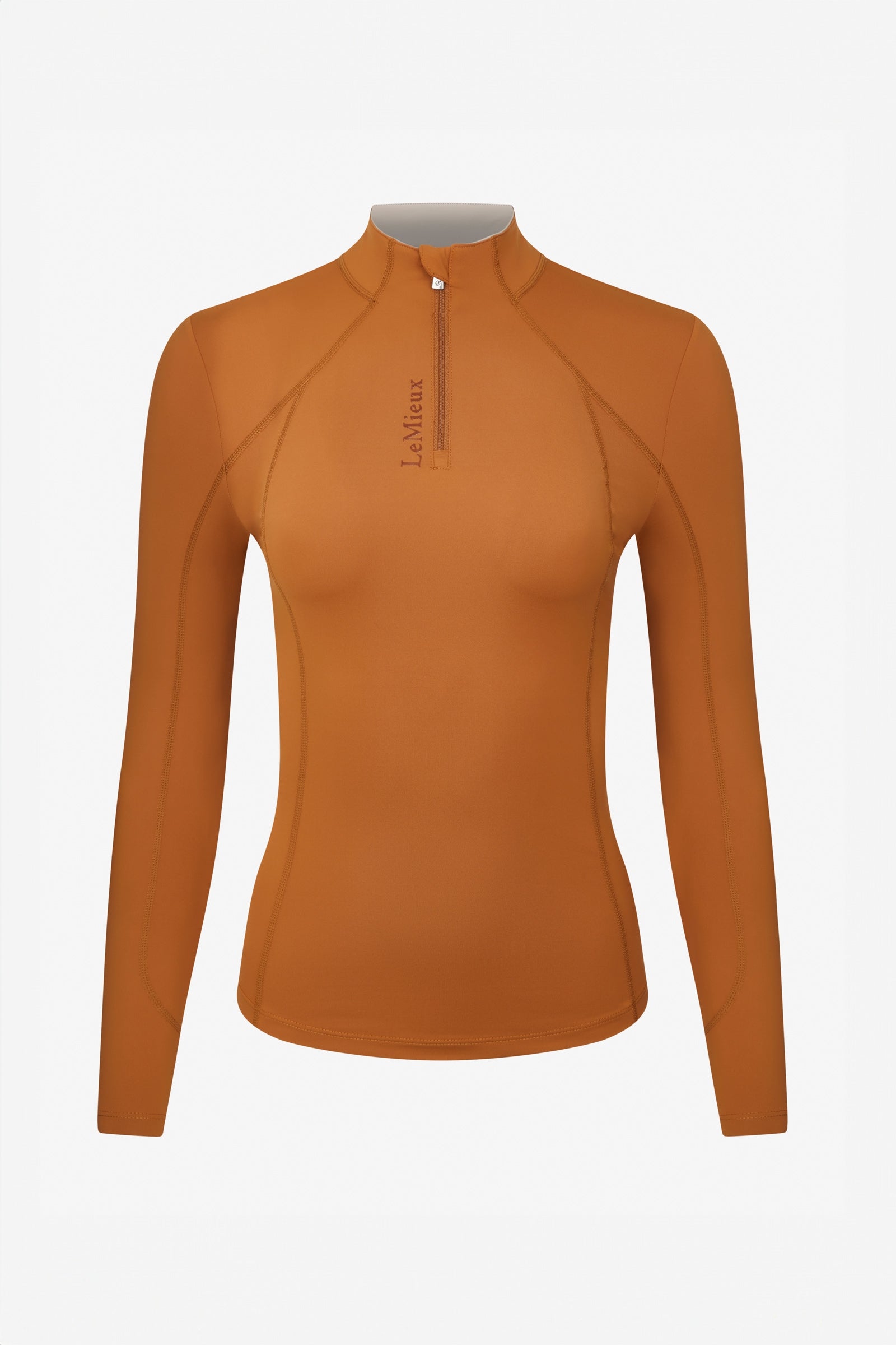 LeMieux Maglia tecnica basic con zip Abbigliamento da donna