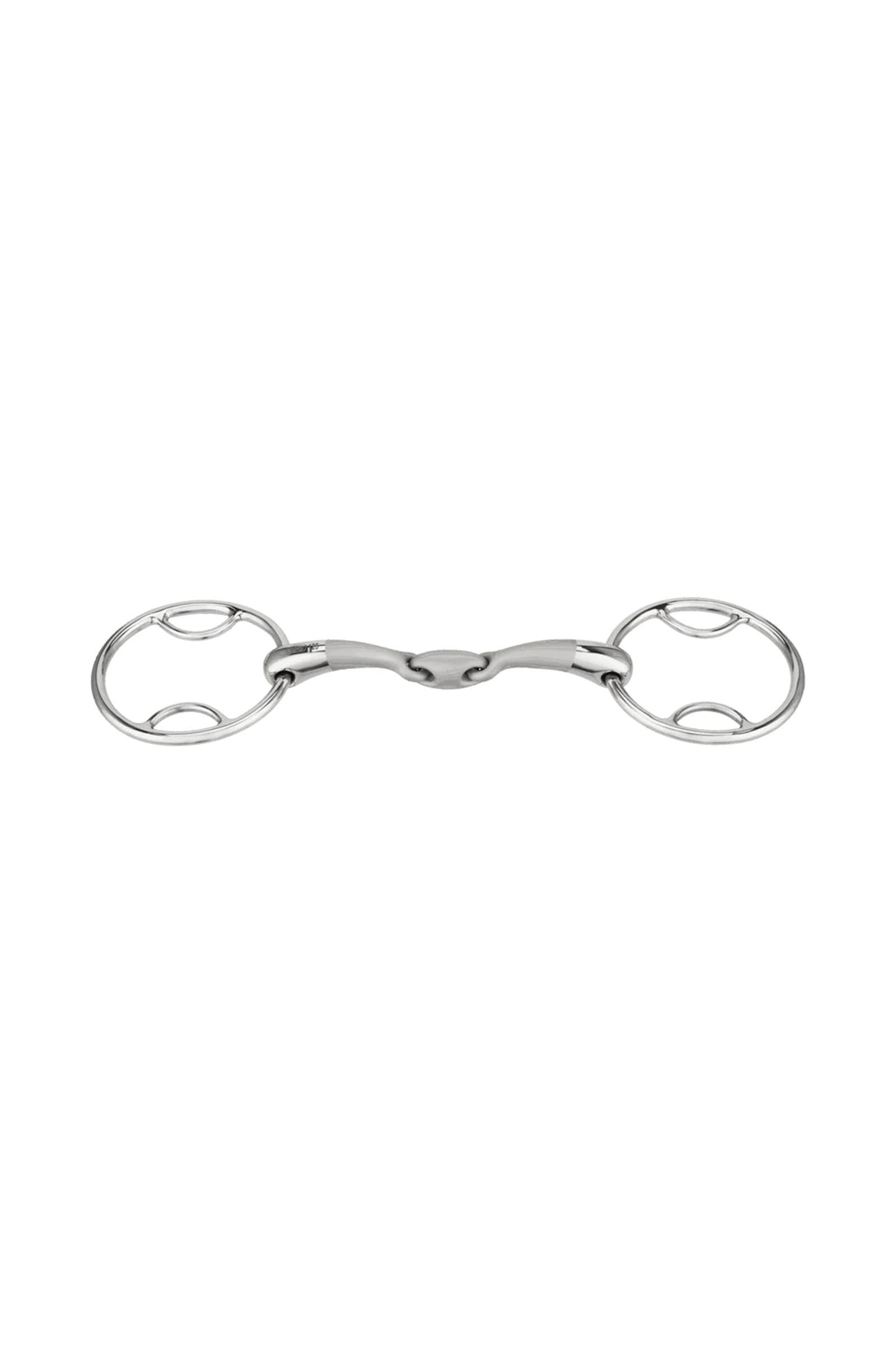 Sprenger Satinox filetto 3 anelli, doppio snodo, 14 mm, acciaio inox Boccaglio