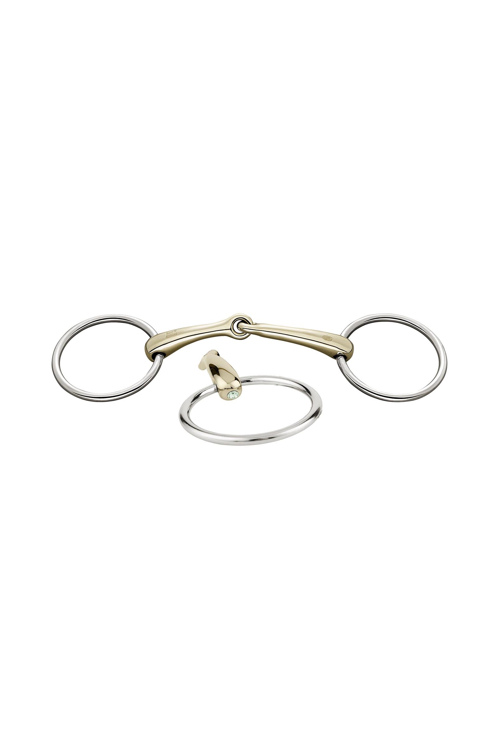 Sprenger Dynamic RS morso ad anelli liberi, snodo singolo, 16 mm, Sensogan, con cristalli Boccaglio