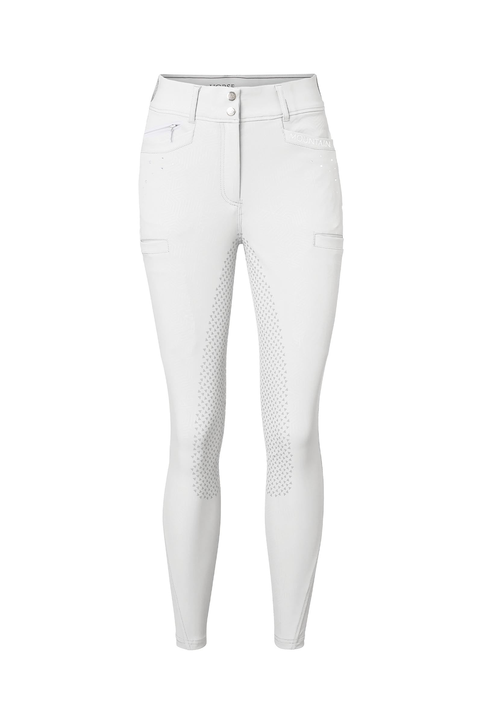 Mountain Horse Chantal pantaloni da equitazione donna full grip con dettagli in strass Womens Breeches