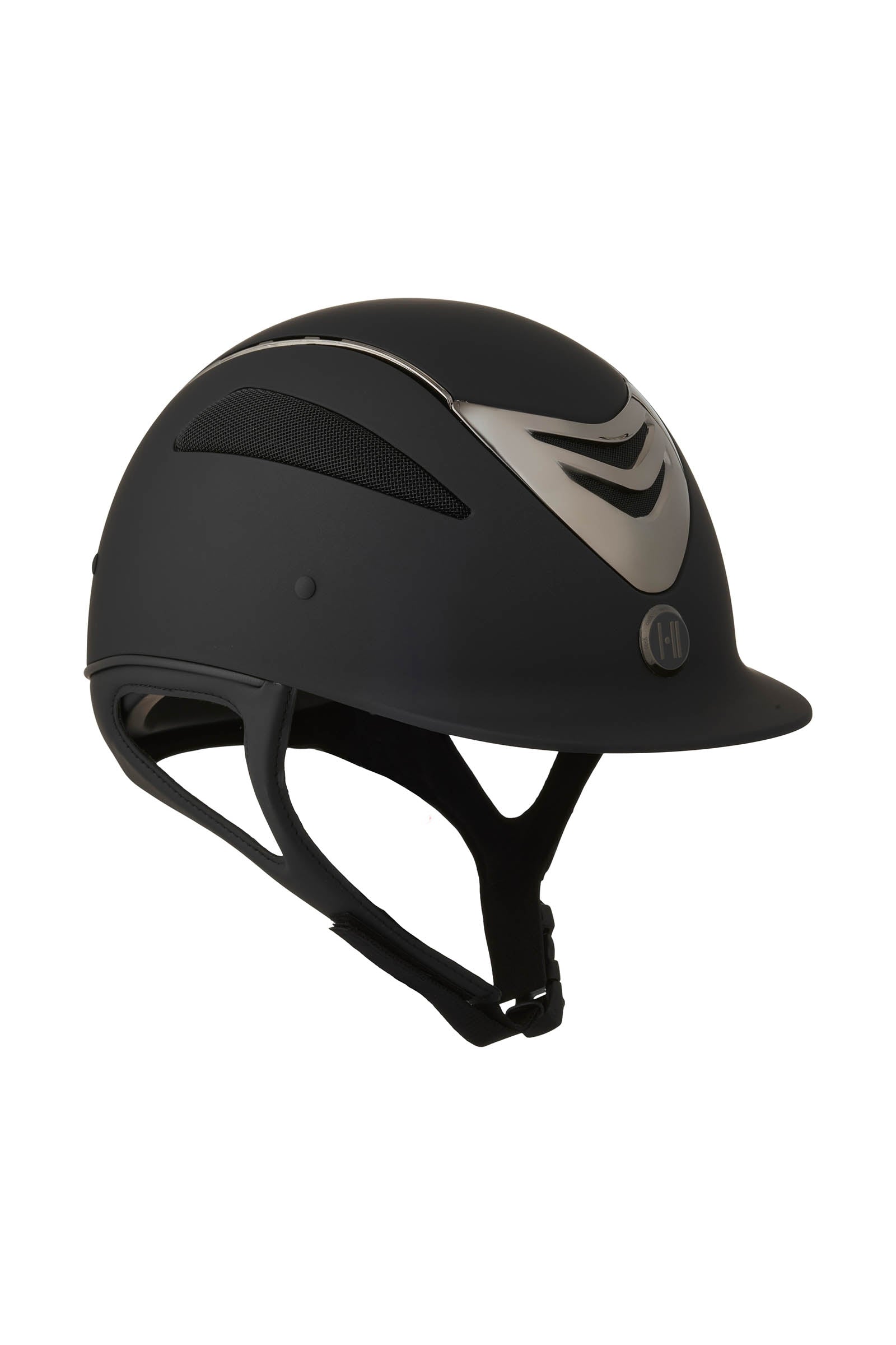 OneK Defender Pro Matt Chrome Casco da equitazione Attrezzatura di sicurezza
