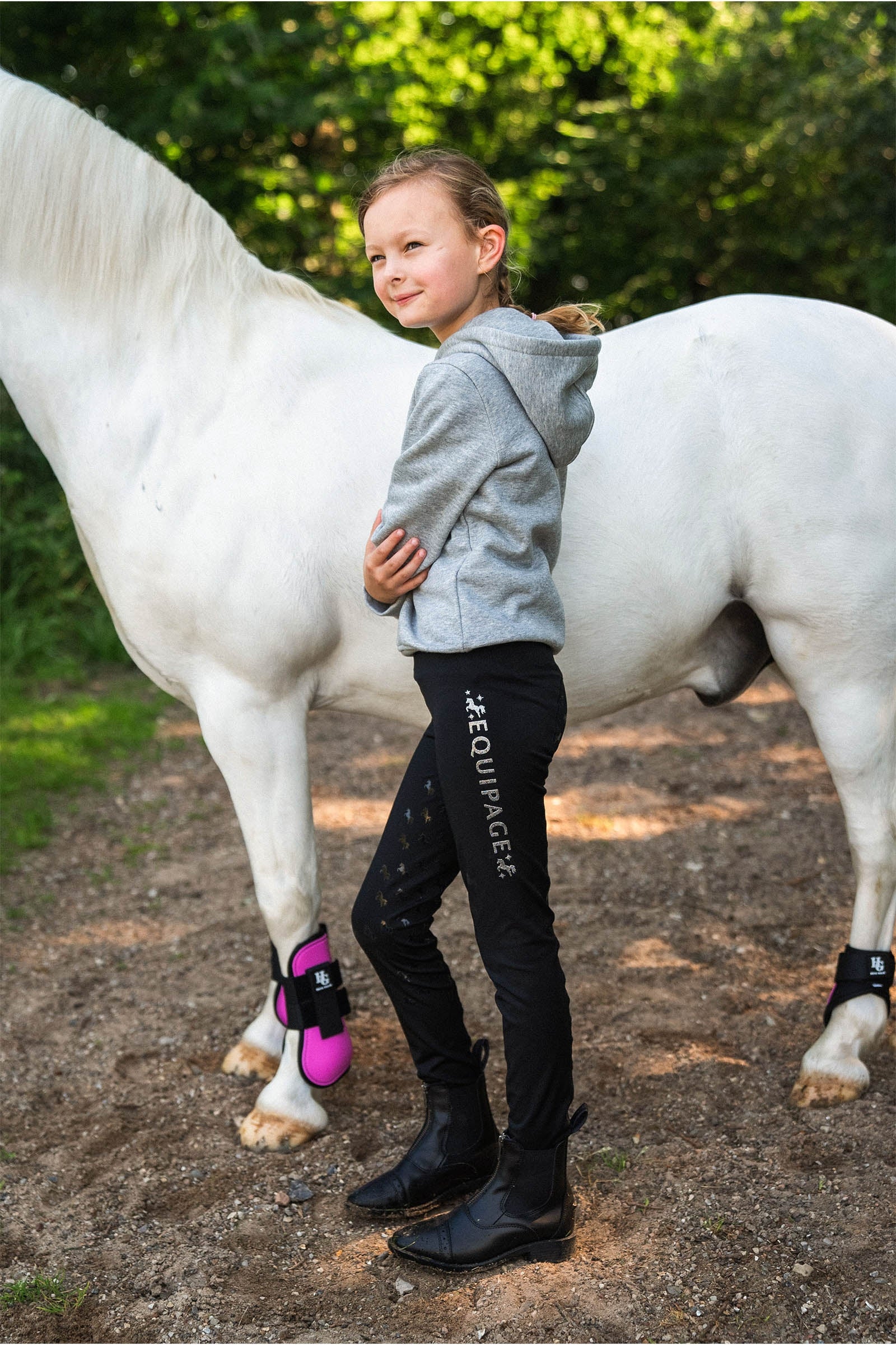 Equipage Maggie Kids´ Fullgrip Riding Tights Kids Apparel