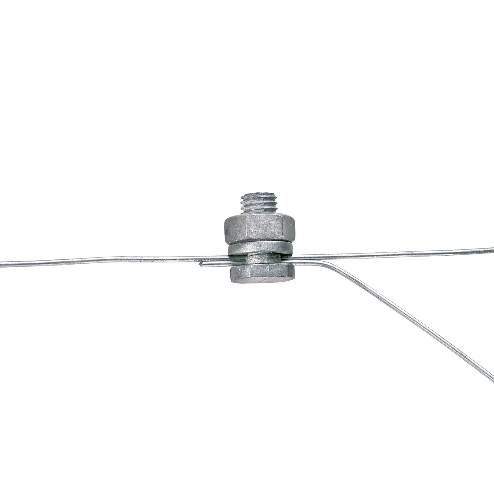 Kerbl Wire connecting clamp, galvanized, 10 pcs Forniture di difesa