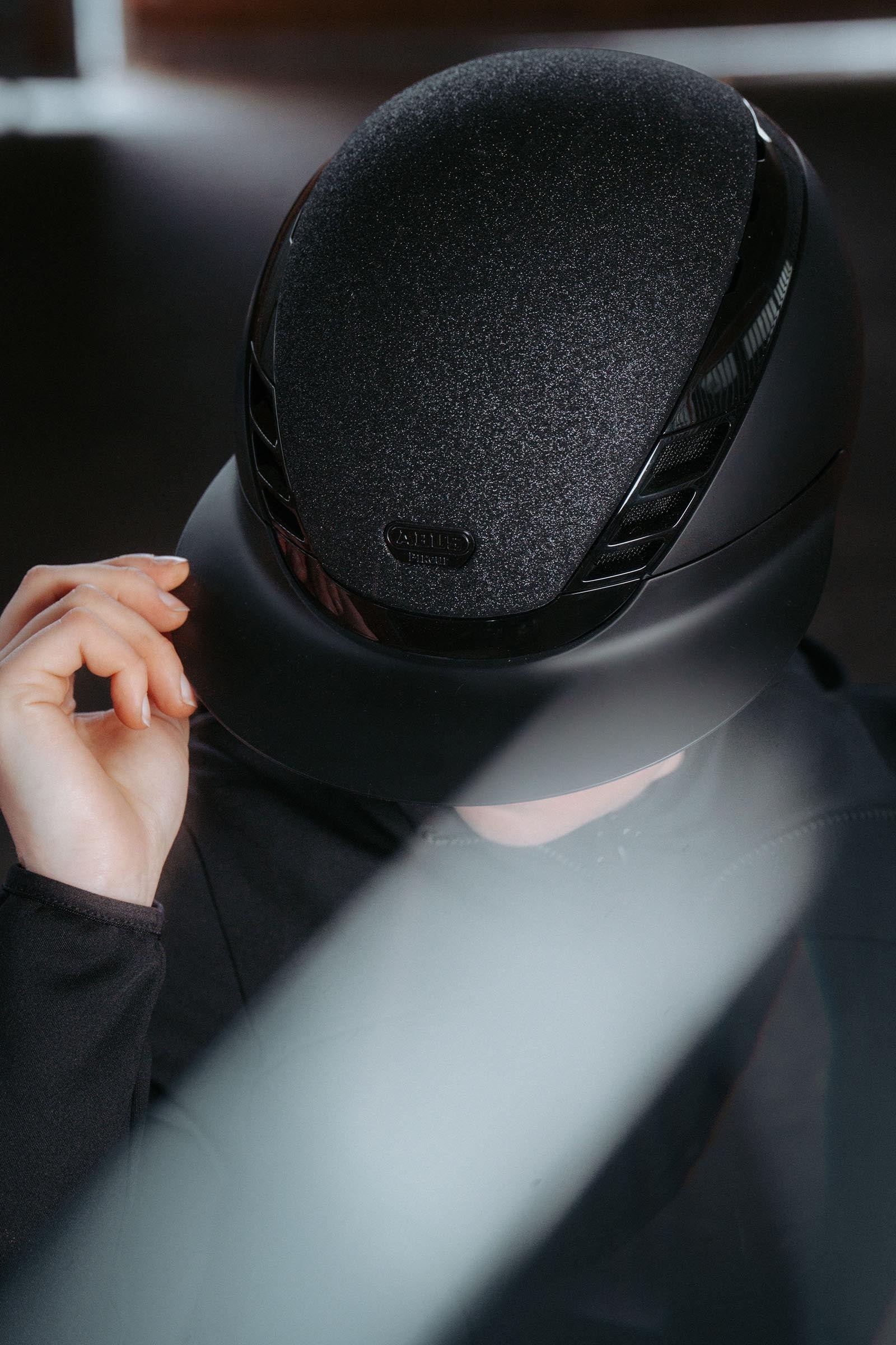 Abus Airluxe Supreme Glam Long Visor Riding Helmet Safety Equipment