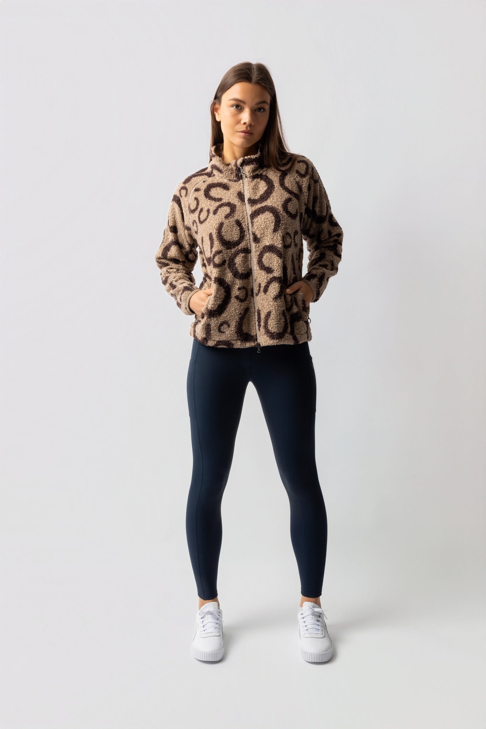 Horze Ariana Women's Teddyfleece Jacket Women’s Riding Clothing