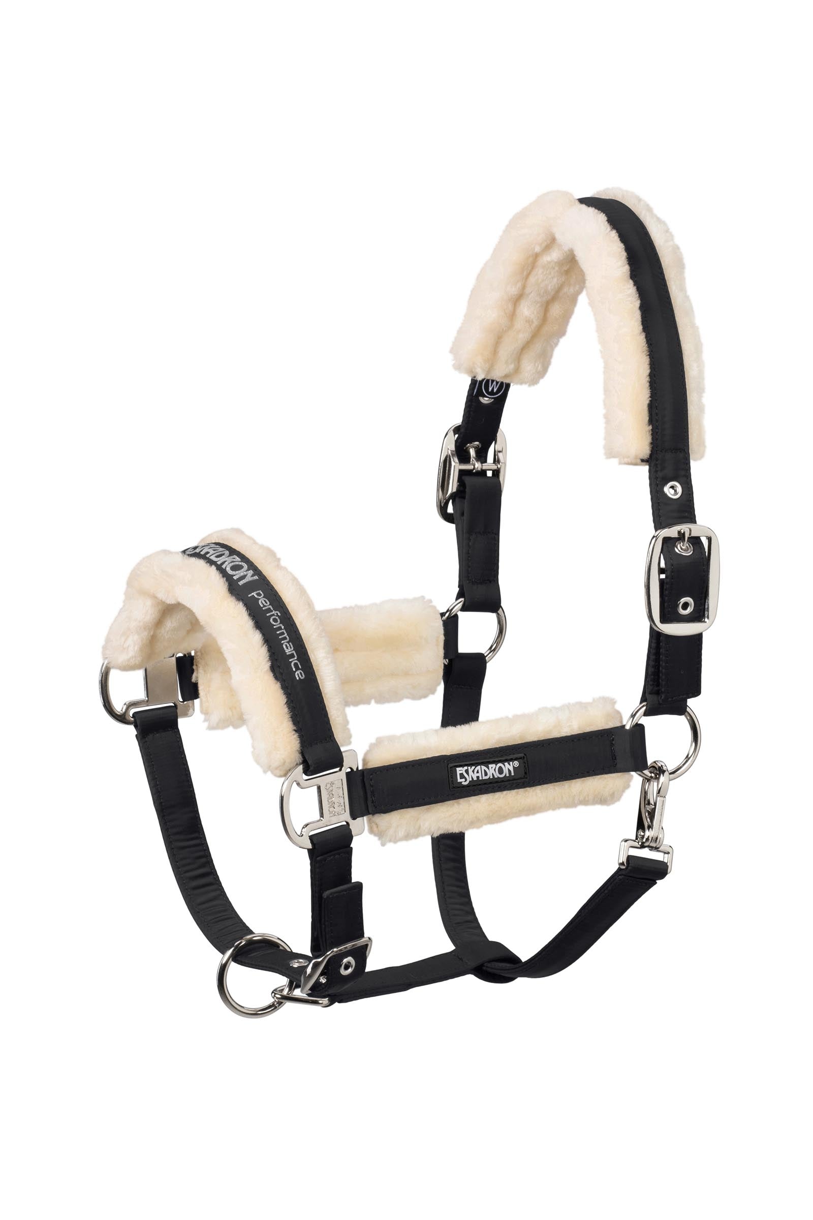 Eskadron Faux Fur Halter Double Pin Protezione antimosche per cavalli