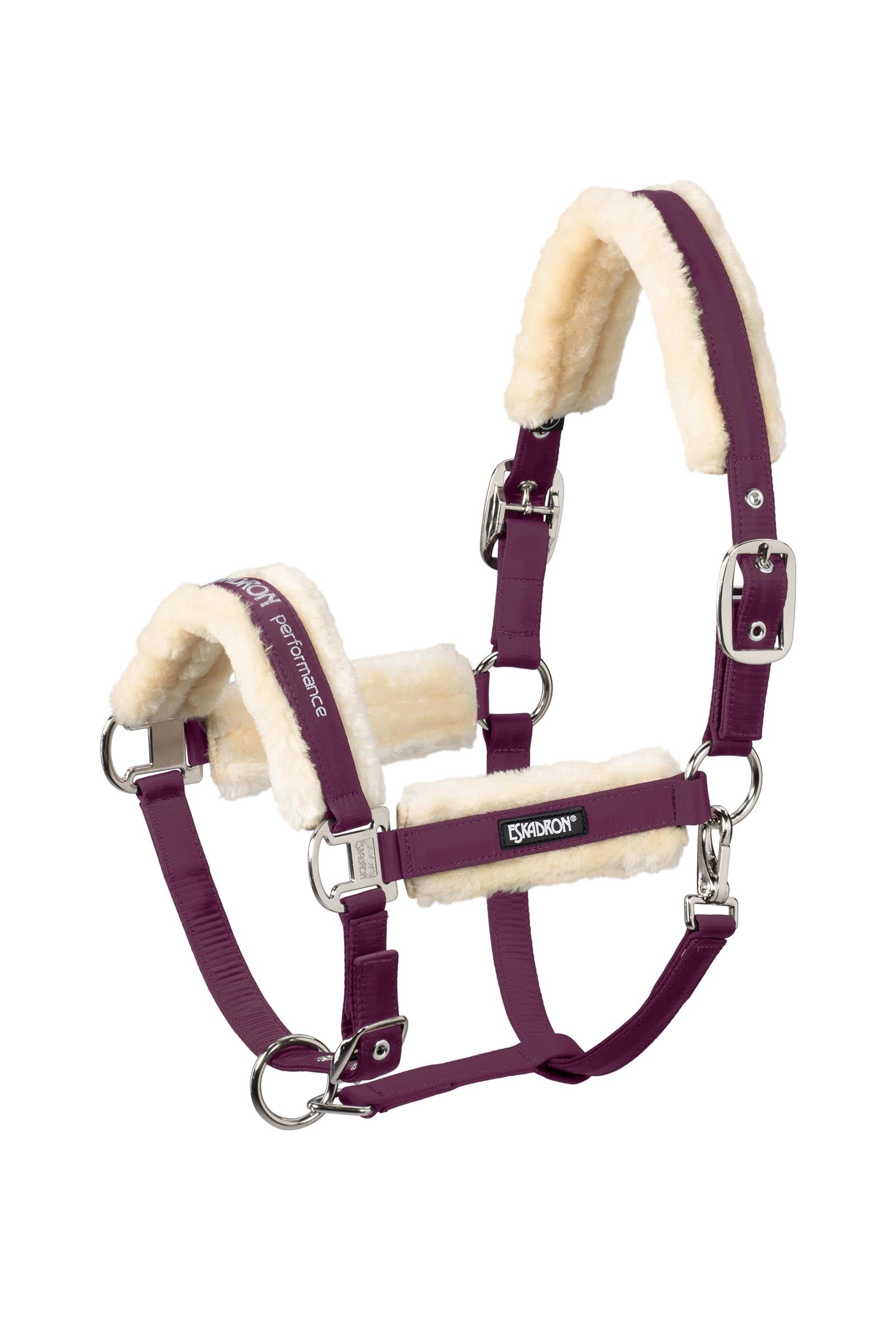 Eskadron Faux Fur Halter Double Pin Protezione antimosche per cavalli