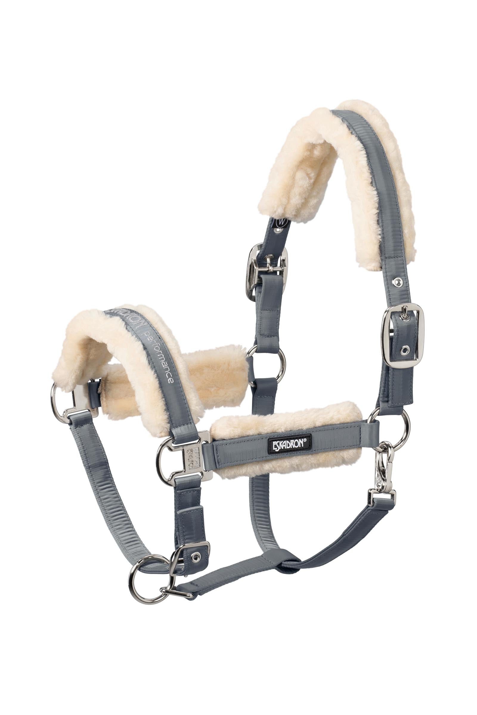 Eskadron Faux Fur Halter Double Pin Protezione antimosche per cavalli