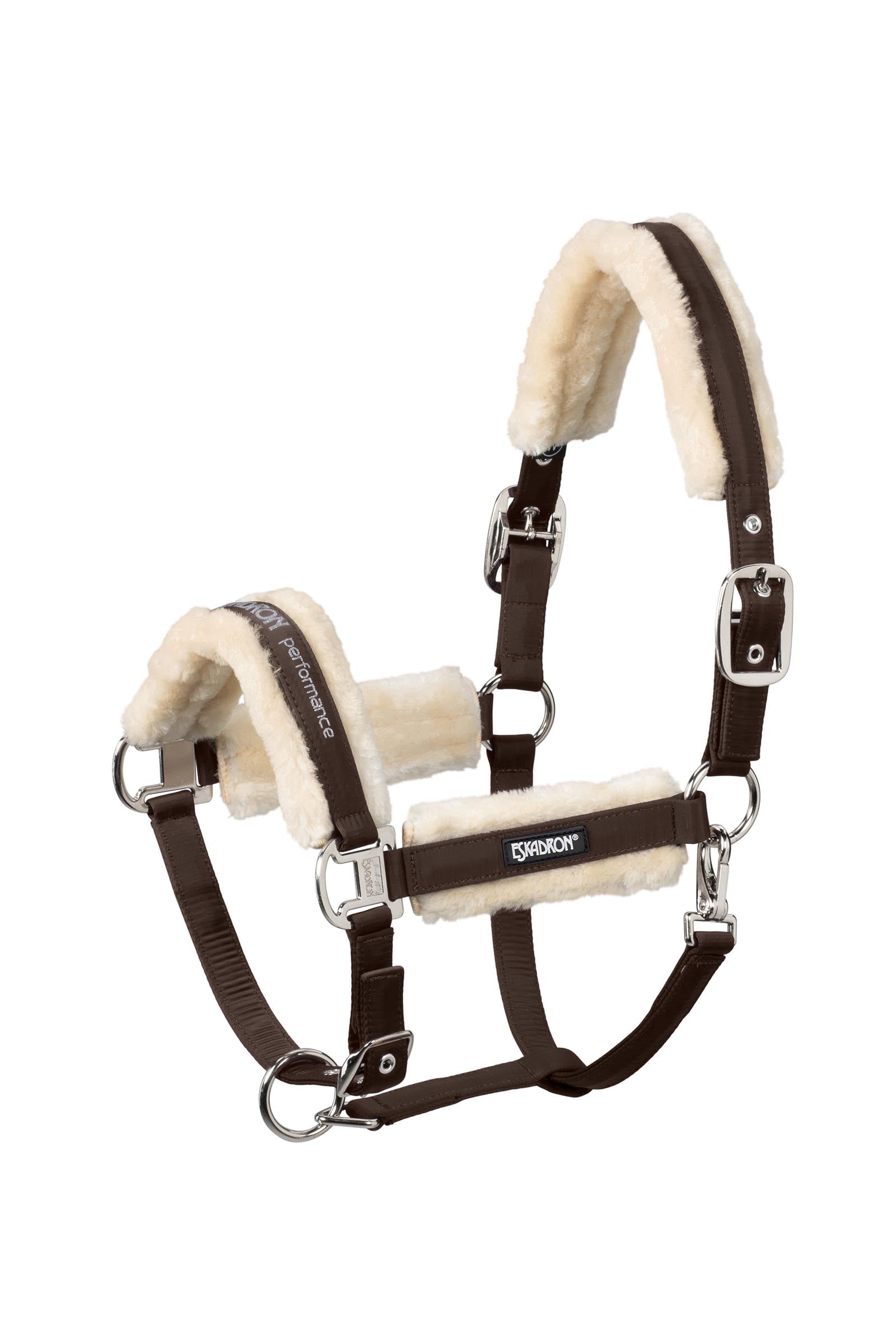 Eskadron Faux Fur Halter Double Pin Protezione antimosche per cavalli