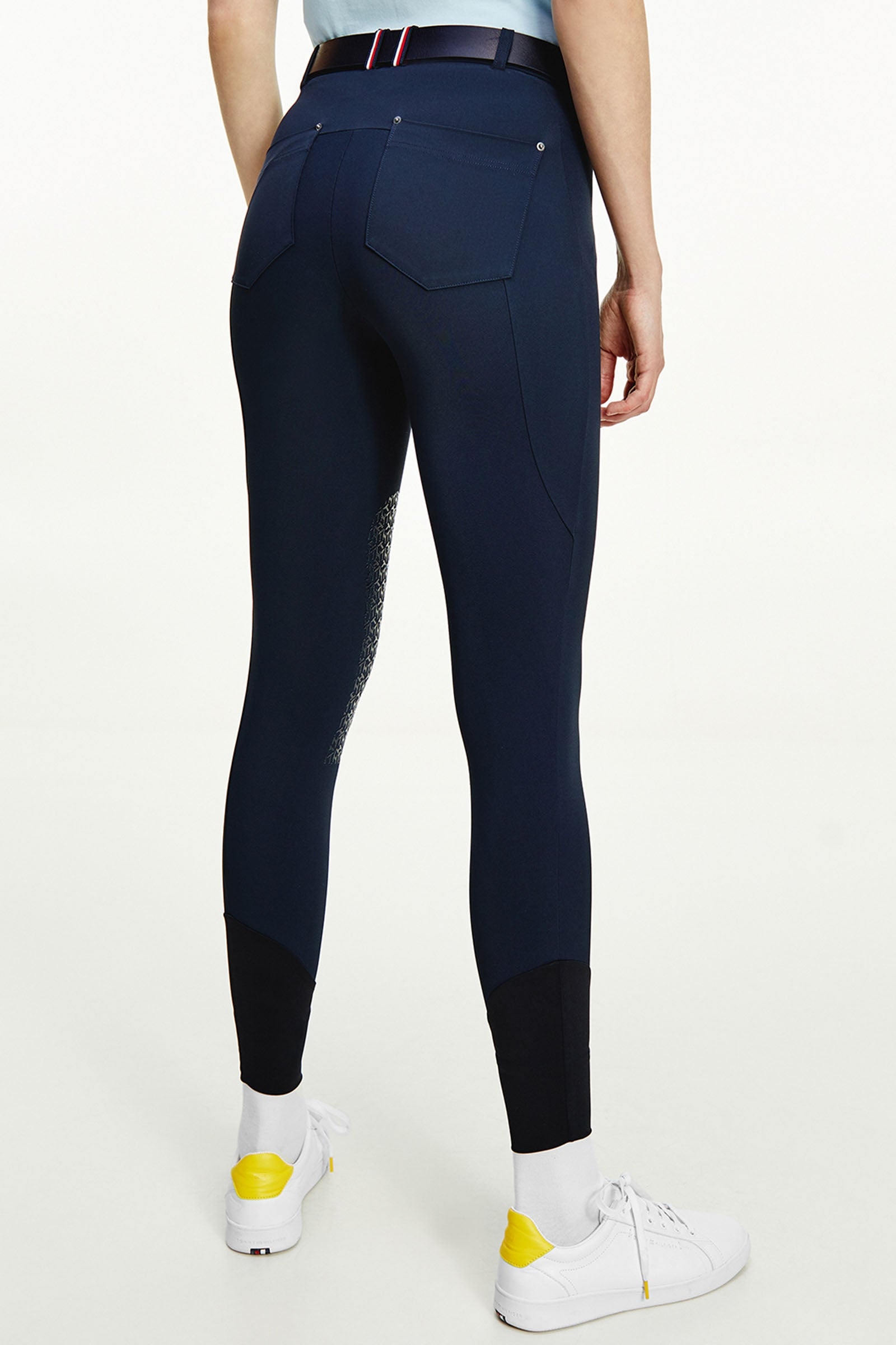 Tommy Hilfiger Equestrian pantaloni da equitazione da donna Style con grip al ginocchio Womens Breeches