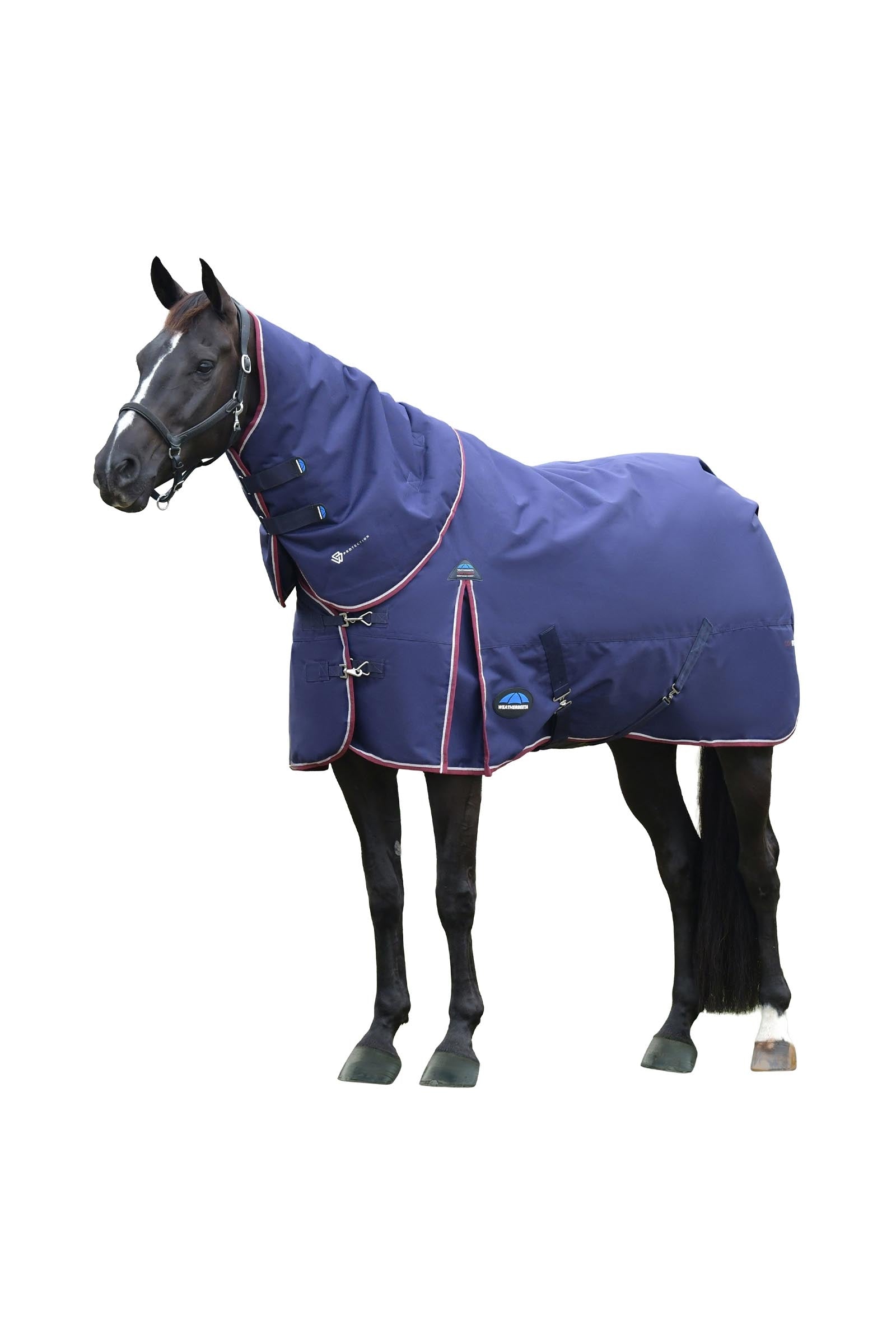 Weatherbeeta ComFiTec Essential Coperta da esterno con collo staccabile, 50 g Coperte per cavalli