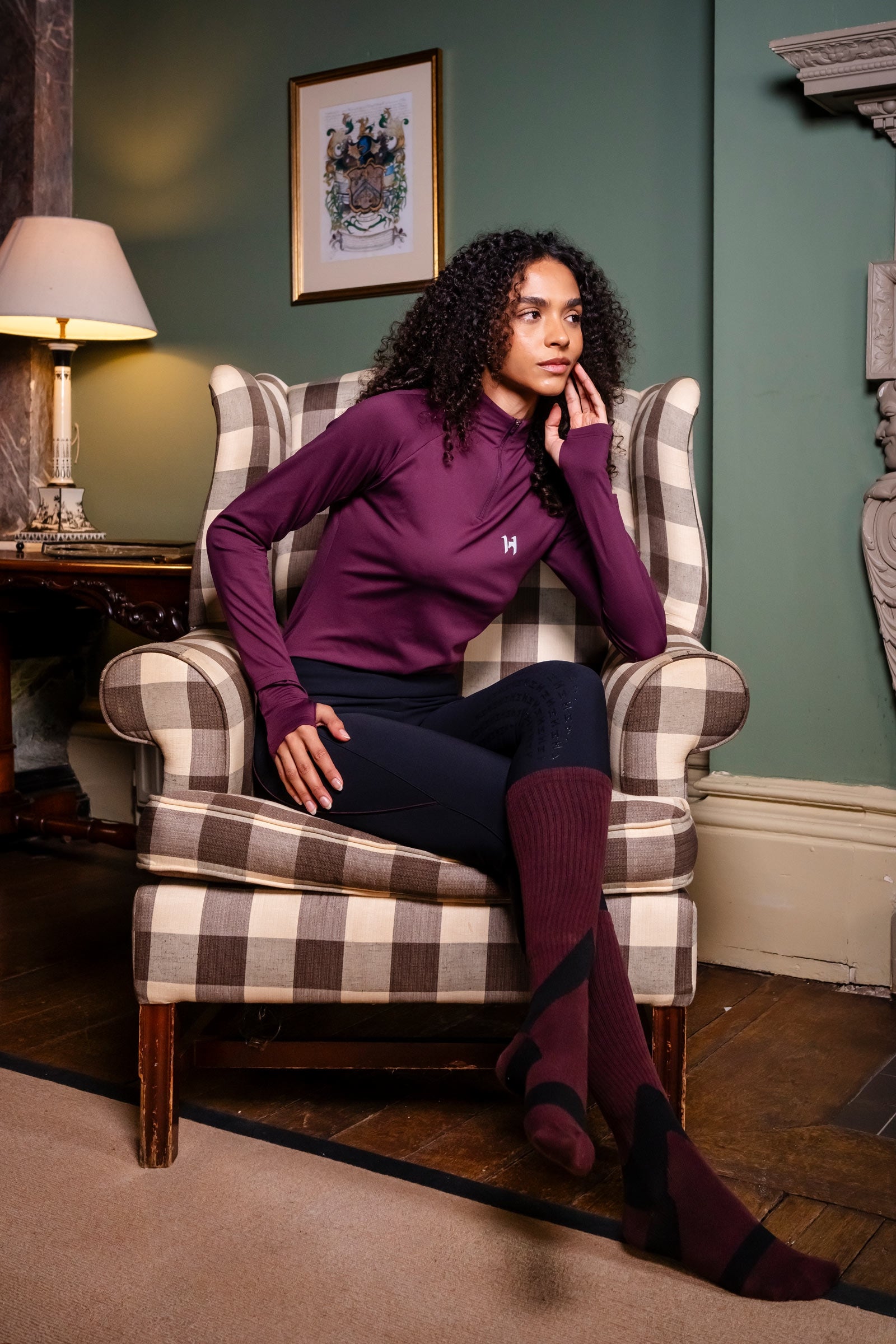 Horseware Strive Winter top donna con zip 1/4 Abbigliamento da donna