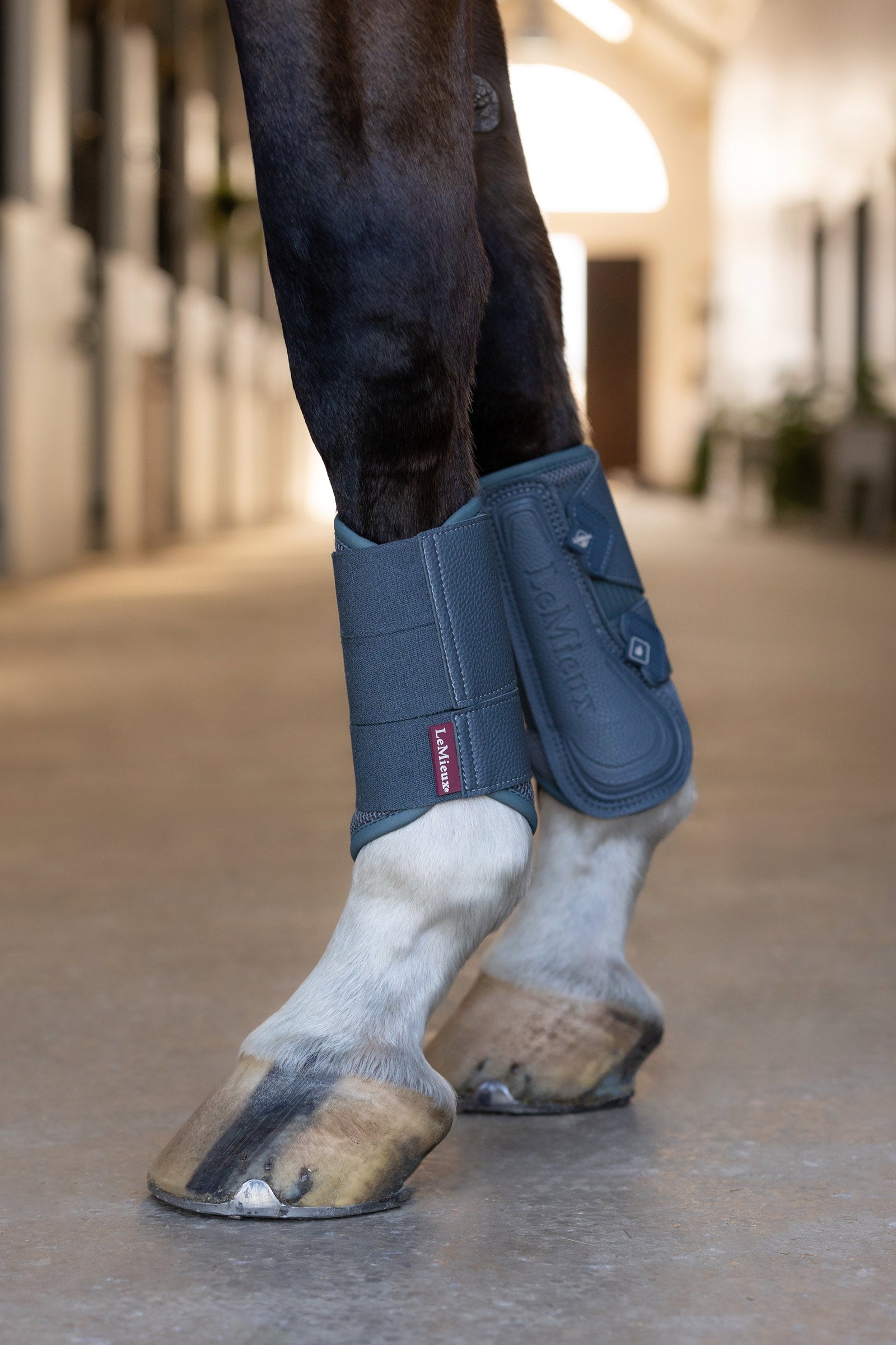 LeMieux Arika Mesh Brushing Boots Leg Protection & Hoof Protection for Horses