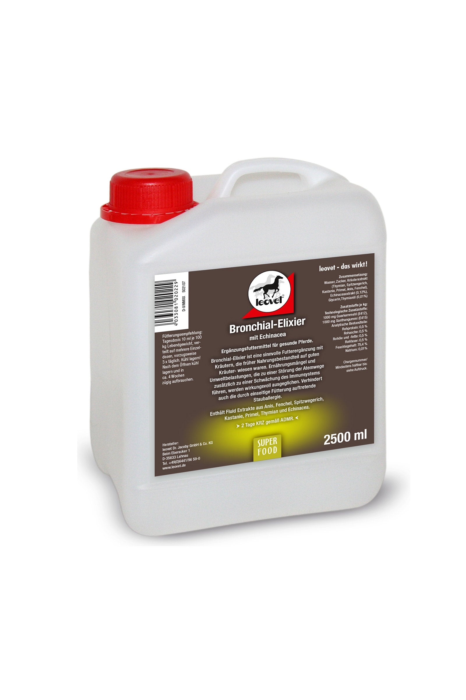 Leovet Sciroppo Respiratorio 2500ml Horse Feed & Nutrition