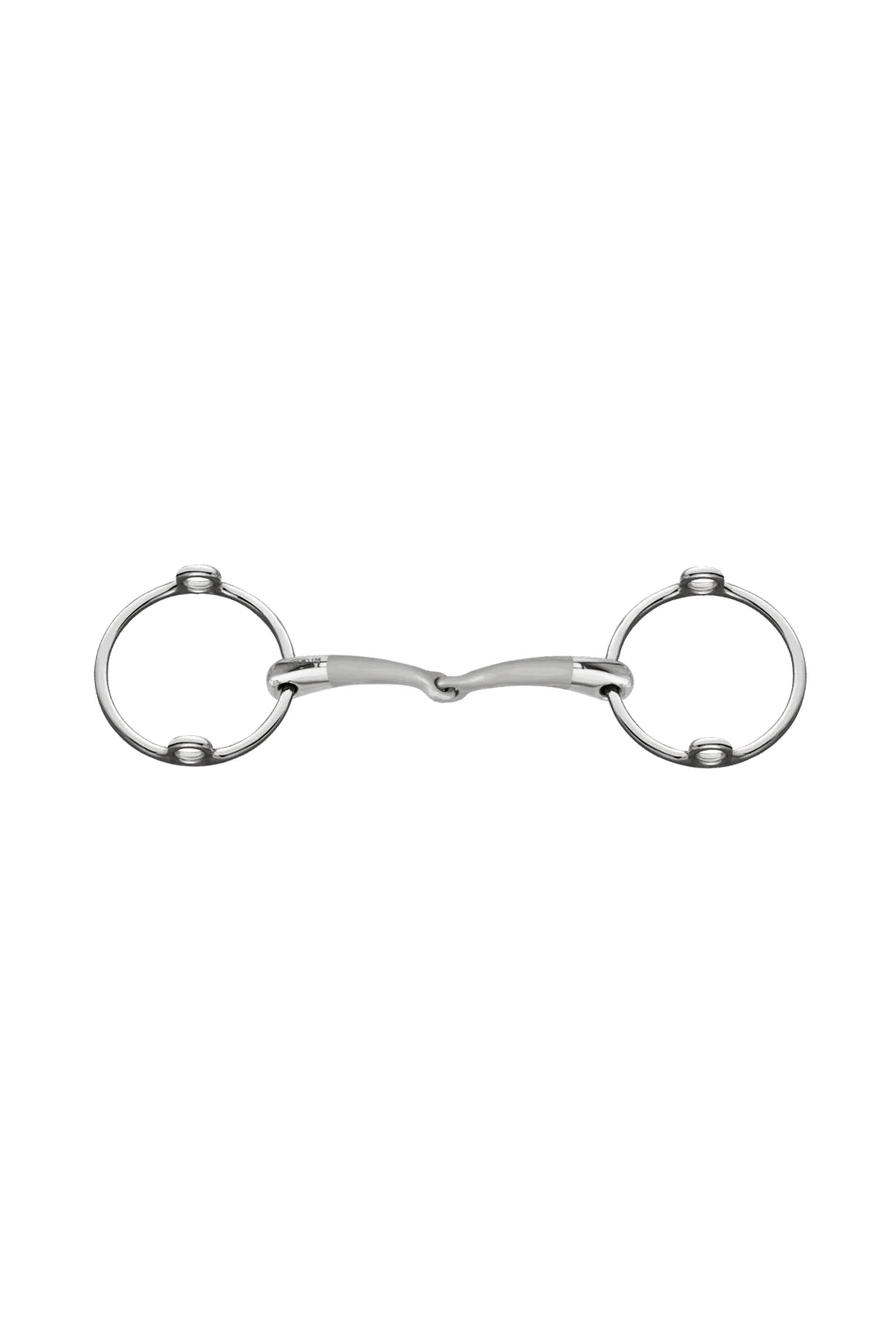Sprenger Satinox filetto gag, snodato semplice, 14 mm, acciaio inox Boccaglio
