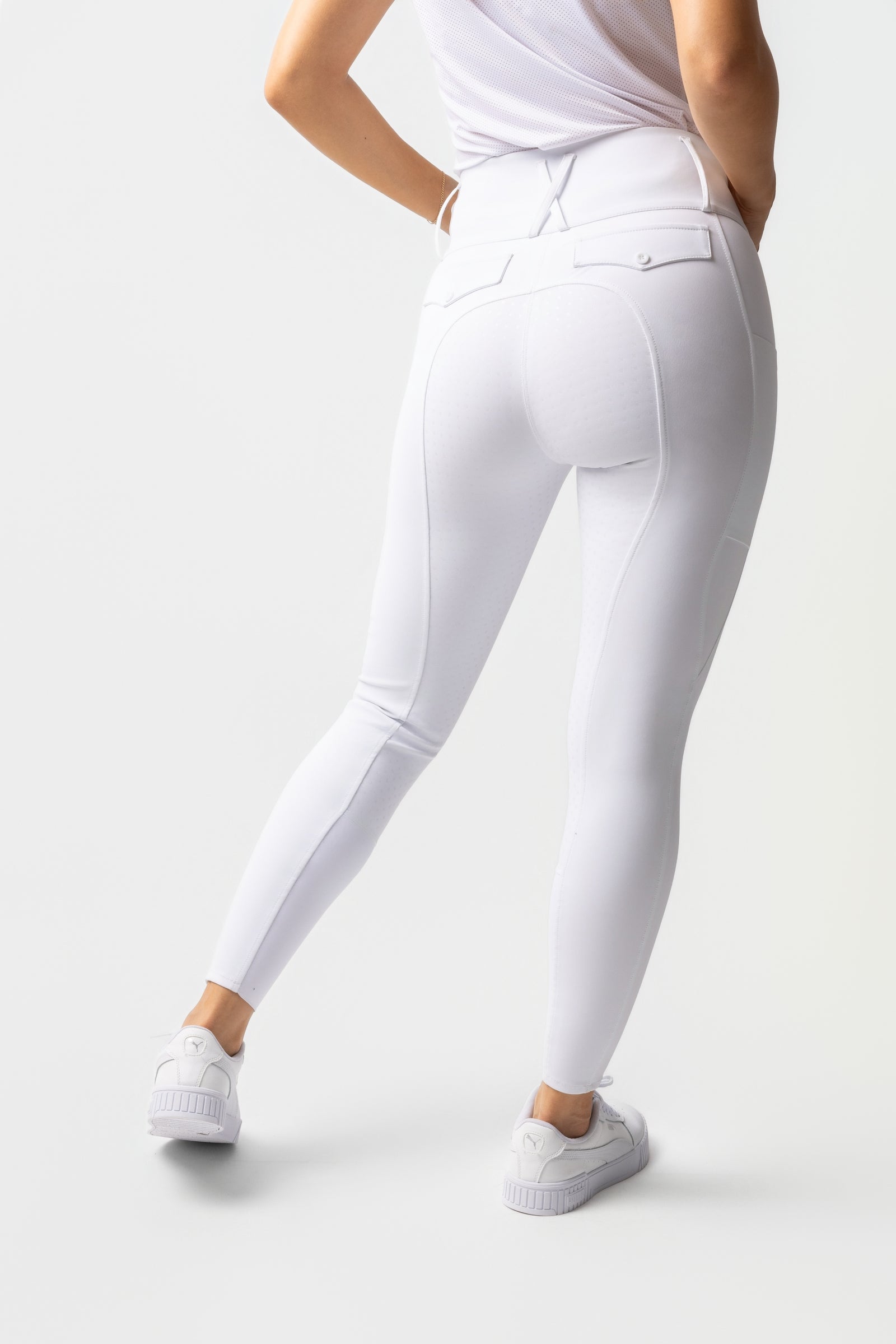 Horze Leonie pantaloni da equitazione donna con full seat in silicone UPF 40+ Womens Breeches