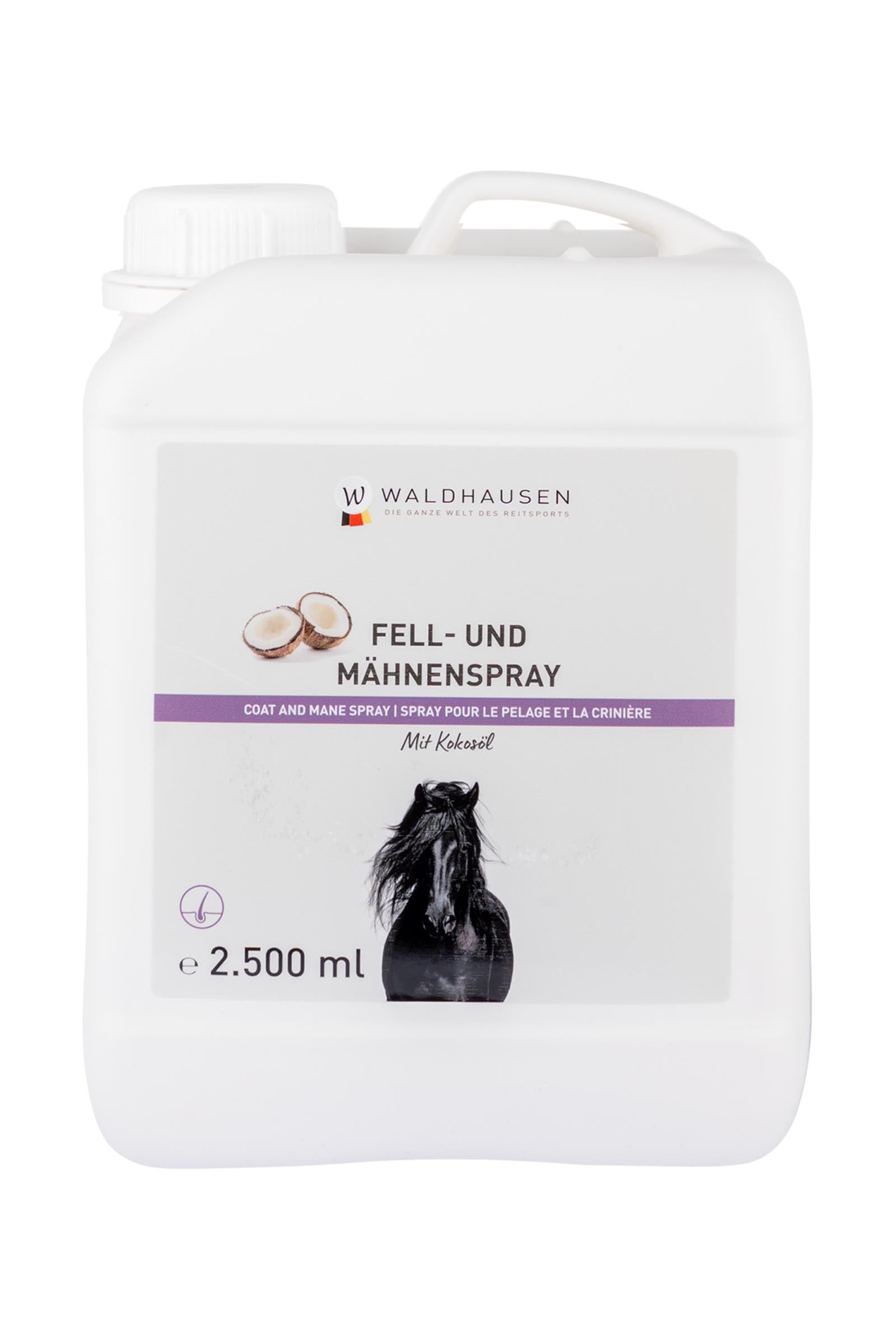 Waldhausen Spray per pelo e criniera con olio di cocco, 2500ml Prodotti per la salute