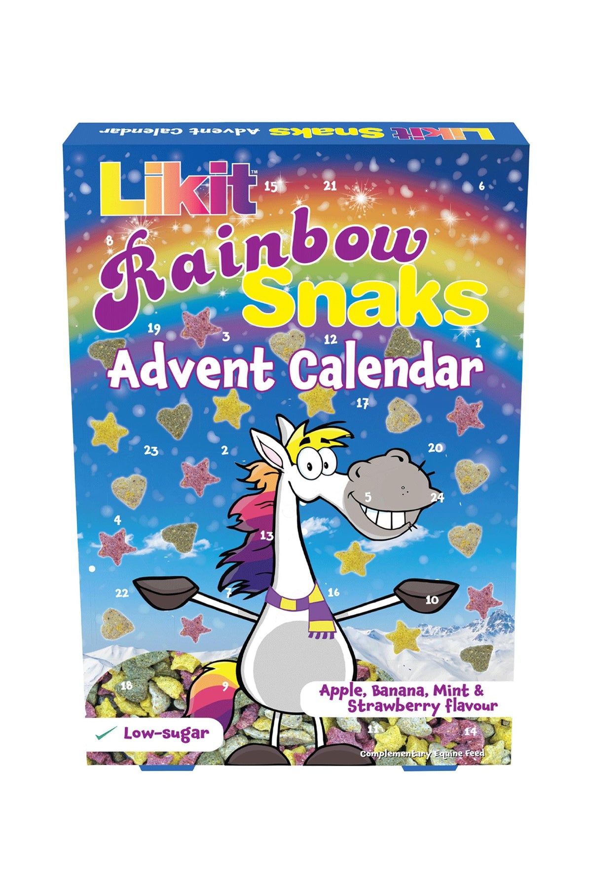 Likit Calendario dell'Avvento Rainbow Snaks Horse Feed & Nutrition