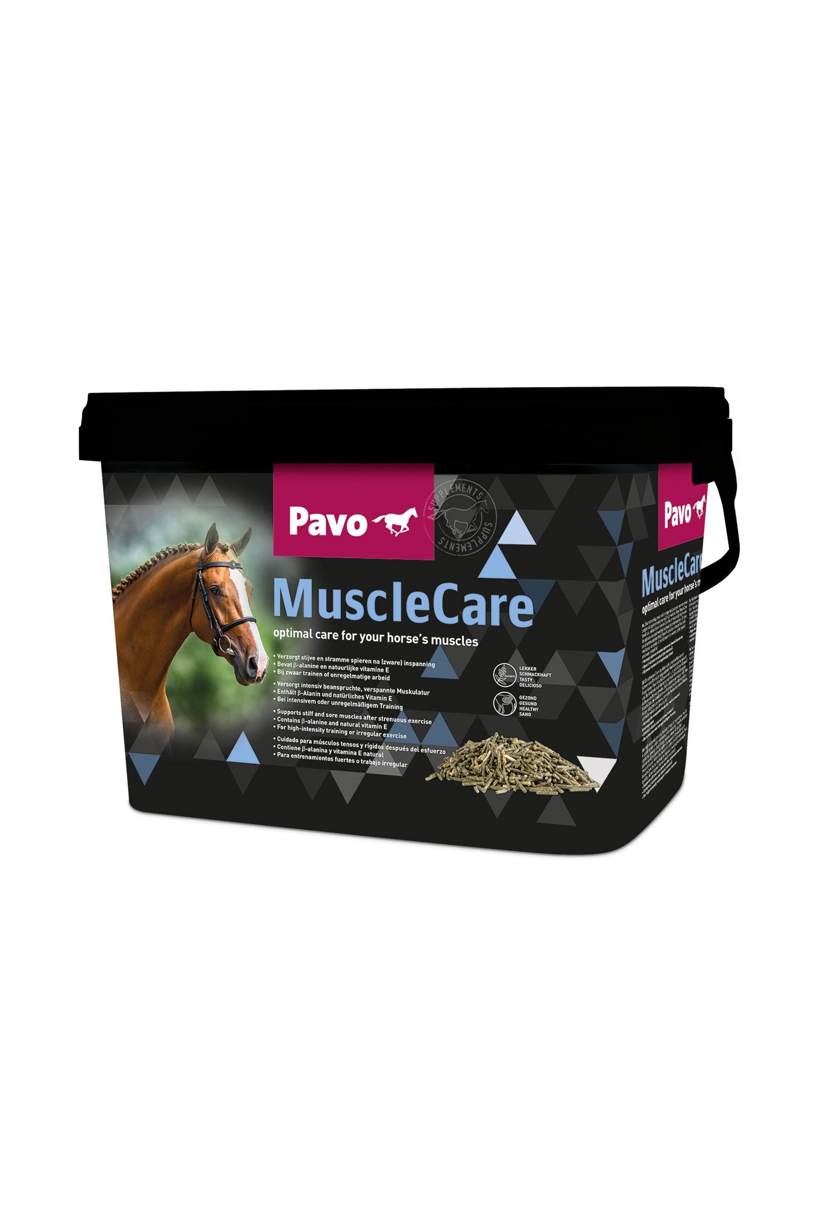 Pavo Muscle Care, Muscoli, 3kg Horse Feed & Nutrition