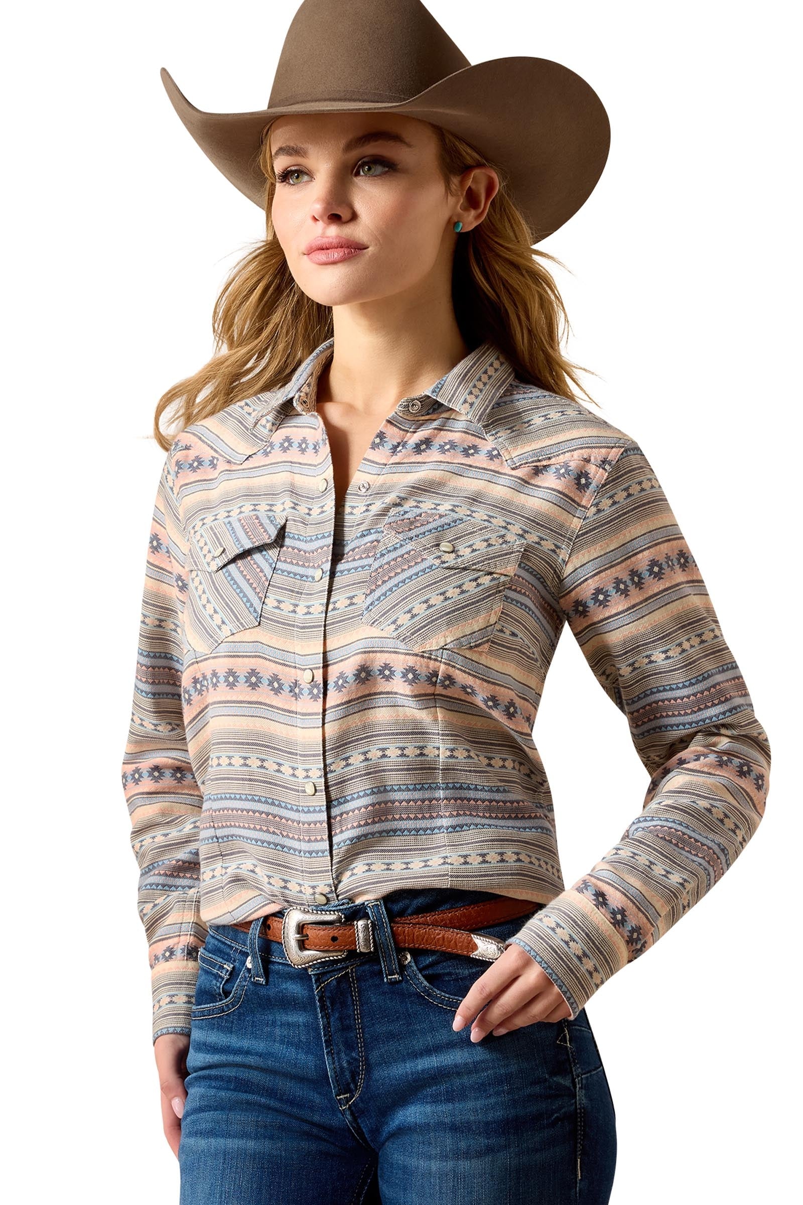 Ariat Women's Arizona Western Snap Shirt Abbigliamento da donna
