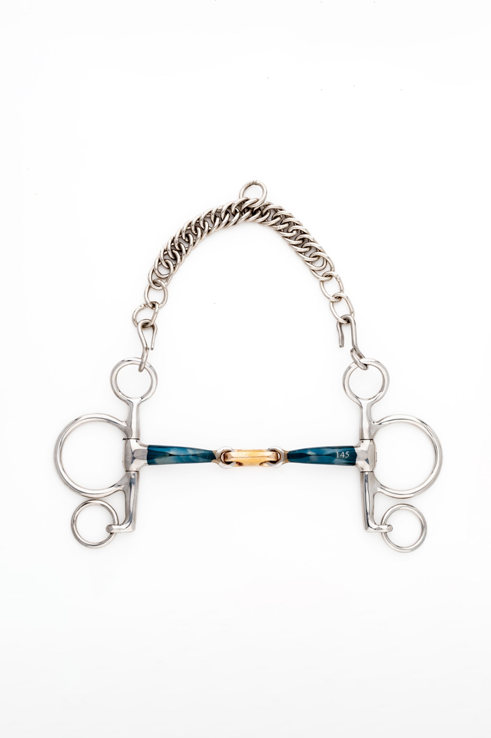 Kavalkade pelham ergonomico, doppio snodo, corto, 14 mm Boccaglio