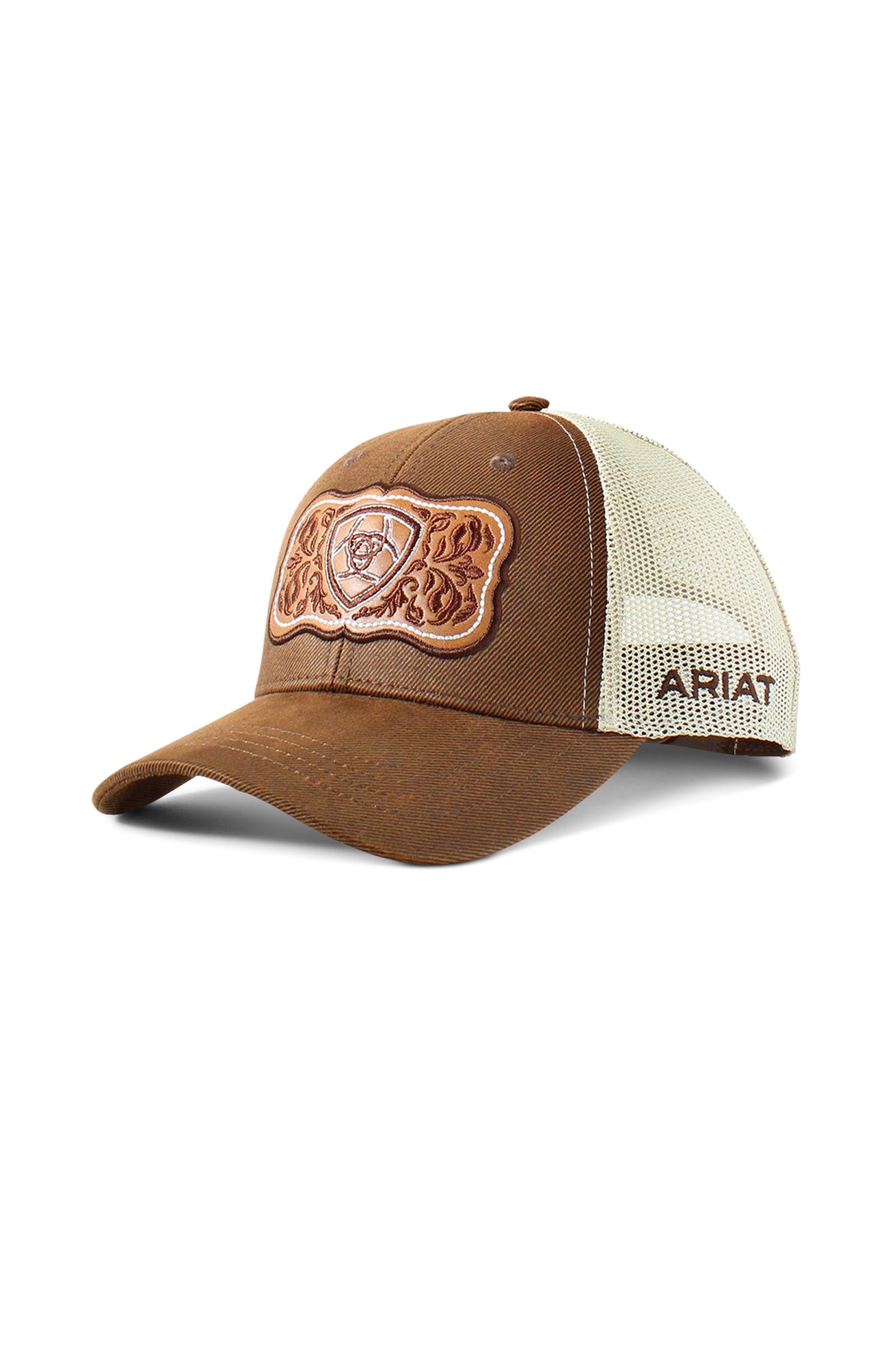 Ariat Floral Leather Patch Cappellino donna Accessori
