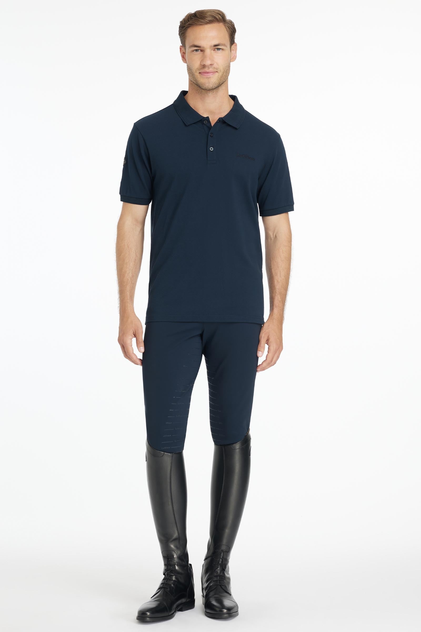 LeMieux Mens Classique Polo Shirt Mens Riding Clothing