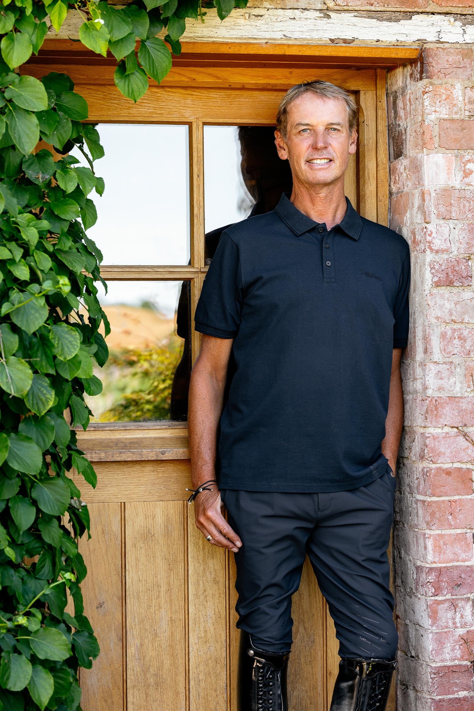 LeMieux Mens Classique Polo Shirt Mens Riding Clothing