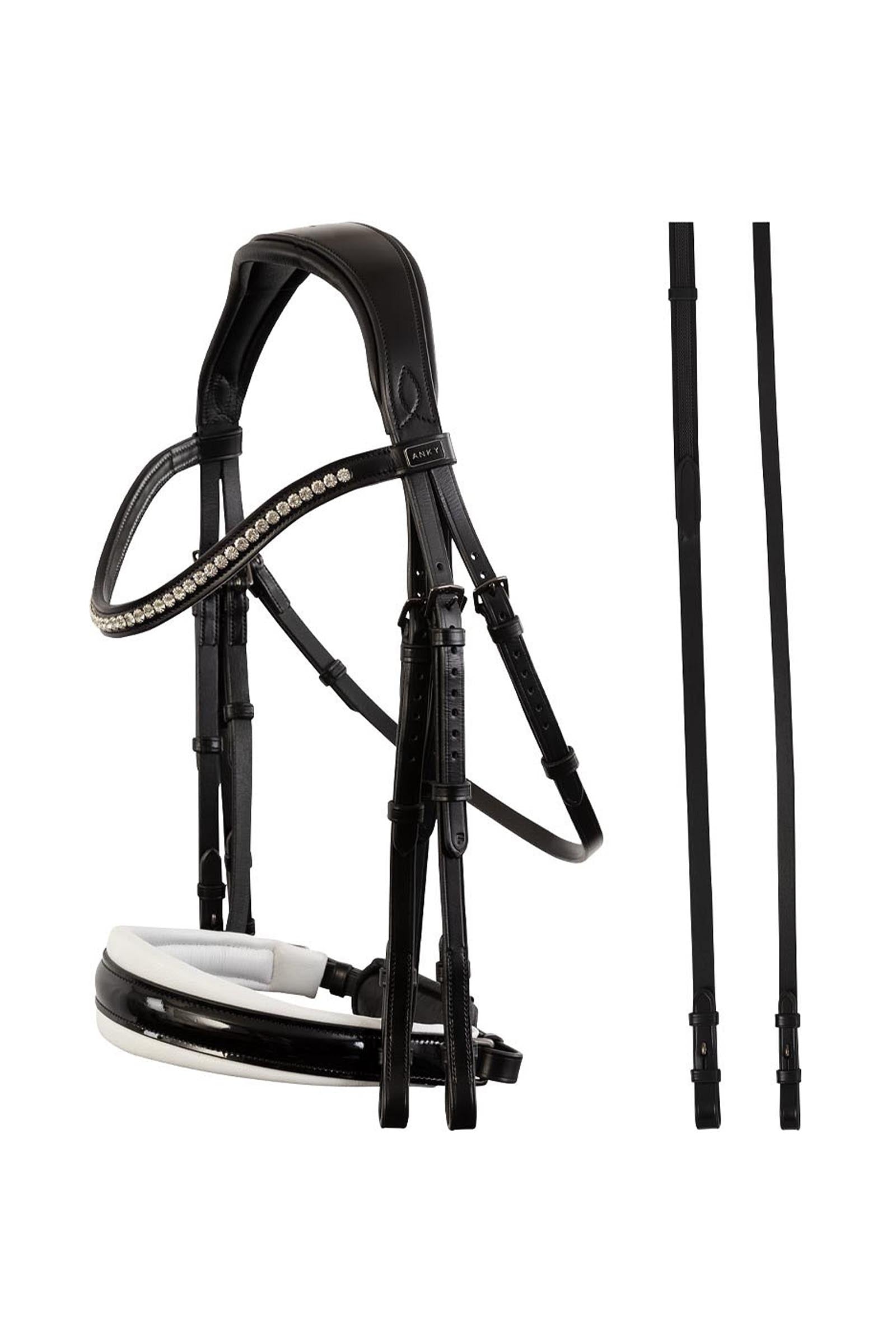 Anky ANKY Double Bridle, Extra Wide Headpiece Briglie & redini