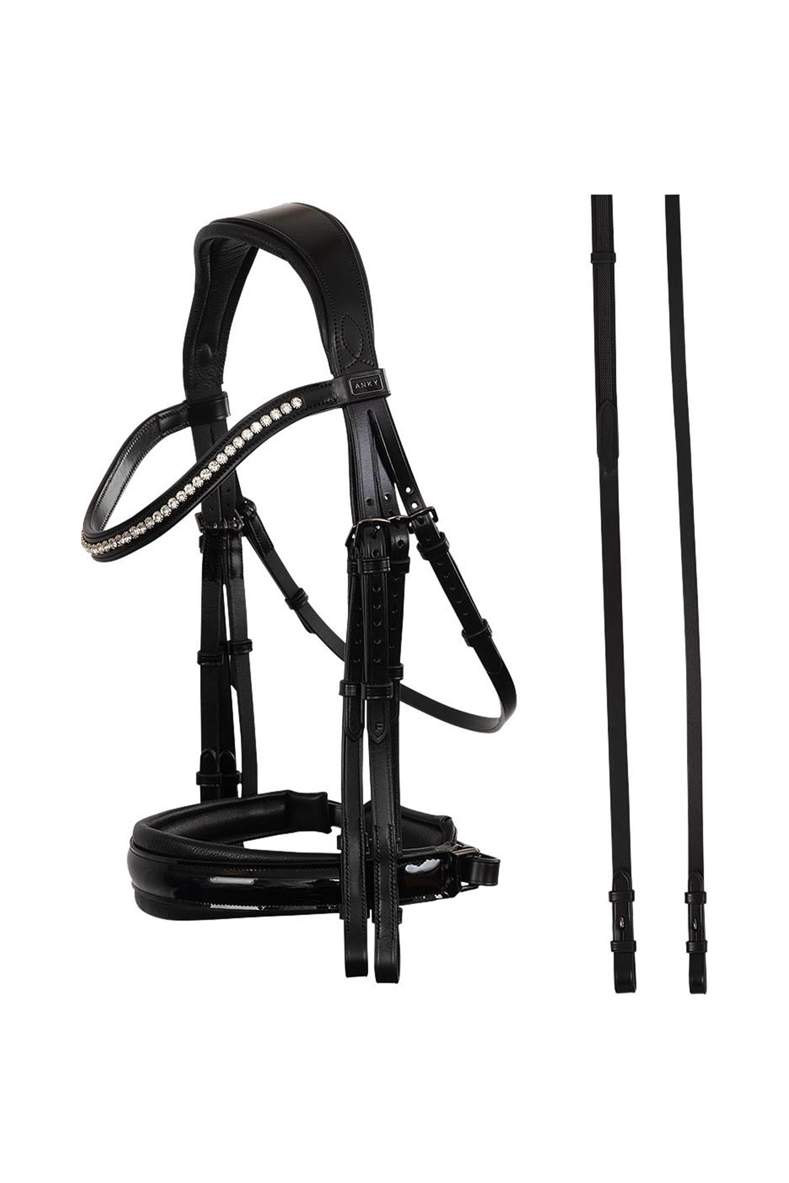 Anky ANKY Double Bridle, Extra Wide Headpiece Briglie & redini