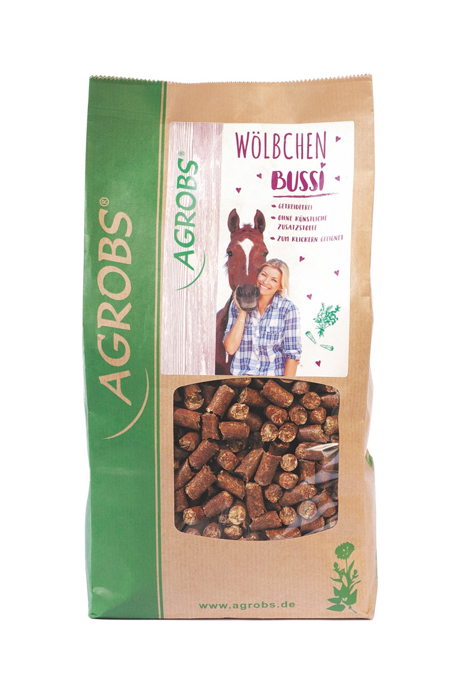 Agrobs Wölbchen Bussi Borsa di ricarica 1,5 kg Horse Feed & Nutrition