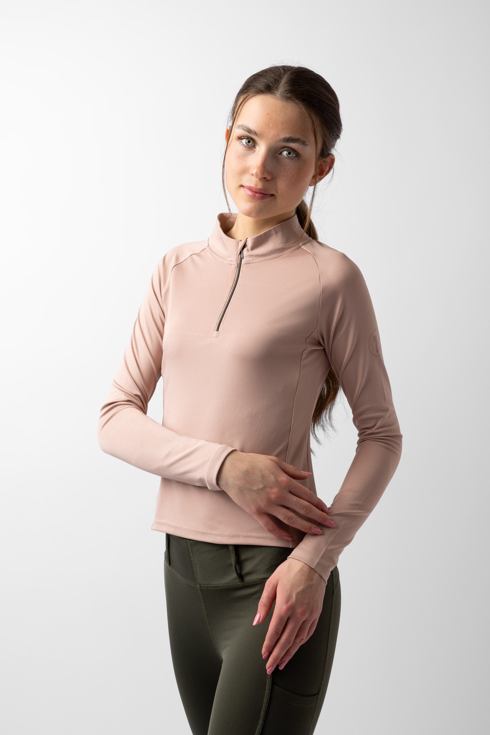 Horze Maglia funzionale a maniche lunghe da donna Young Rider Elisa Abbigliamento per bambini