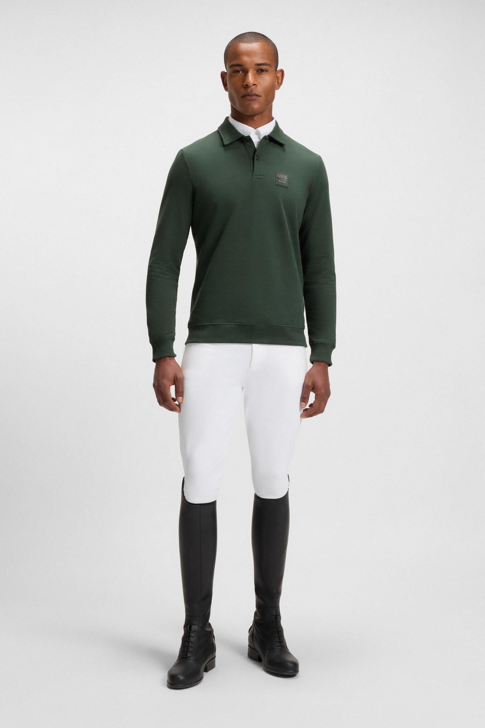 BOSS Equestrian Boss Luis Mens Polo Sweater Mens Riding Clothing