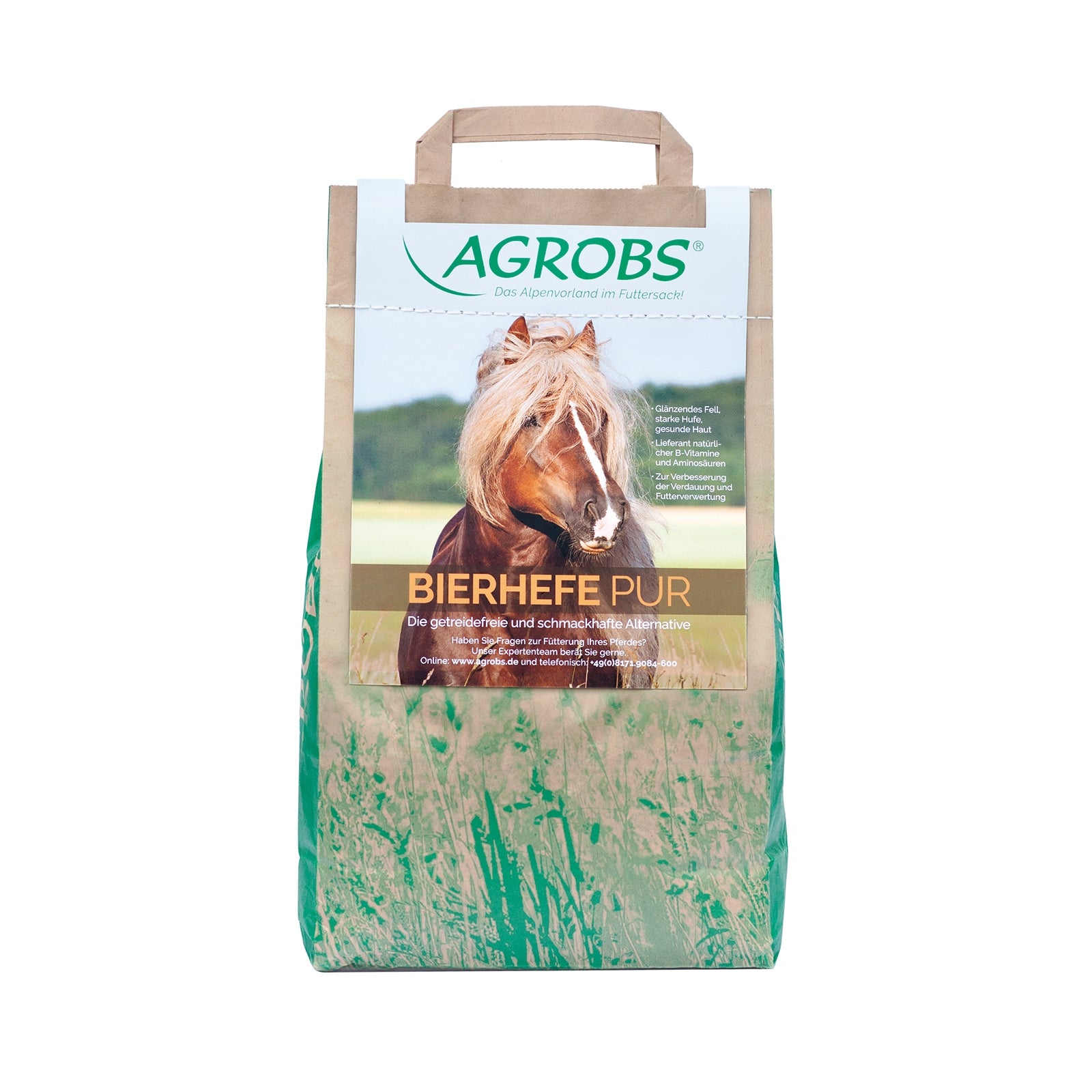 Agrobs Pure lievito di birra sacchetto di ricarica 3 kg Horse Feed & Nutrition
