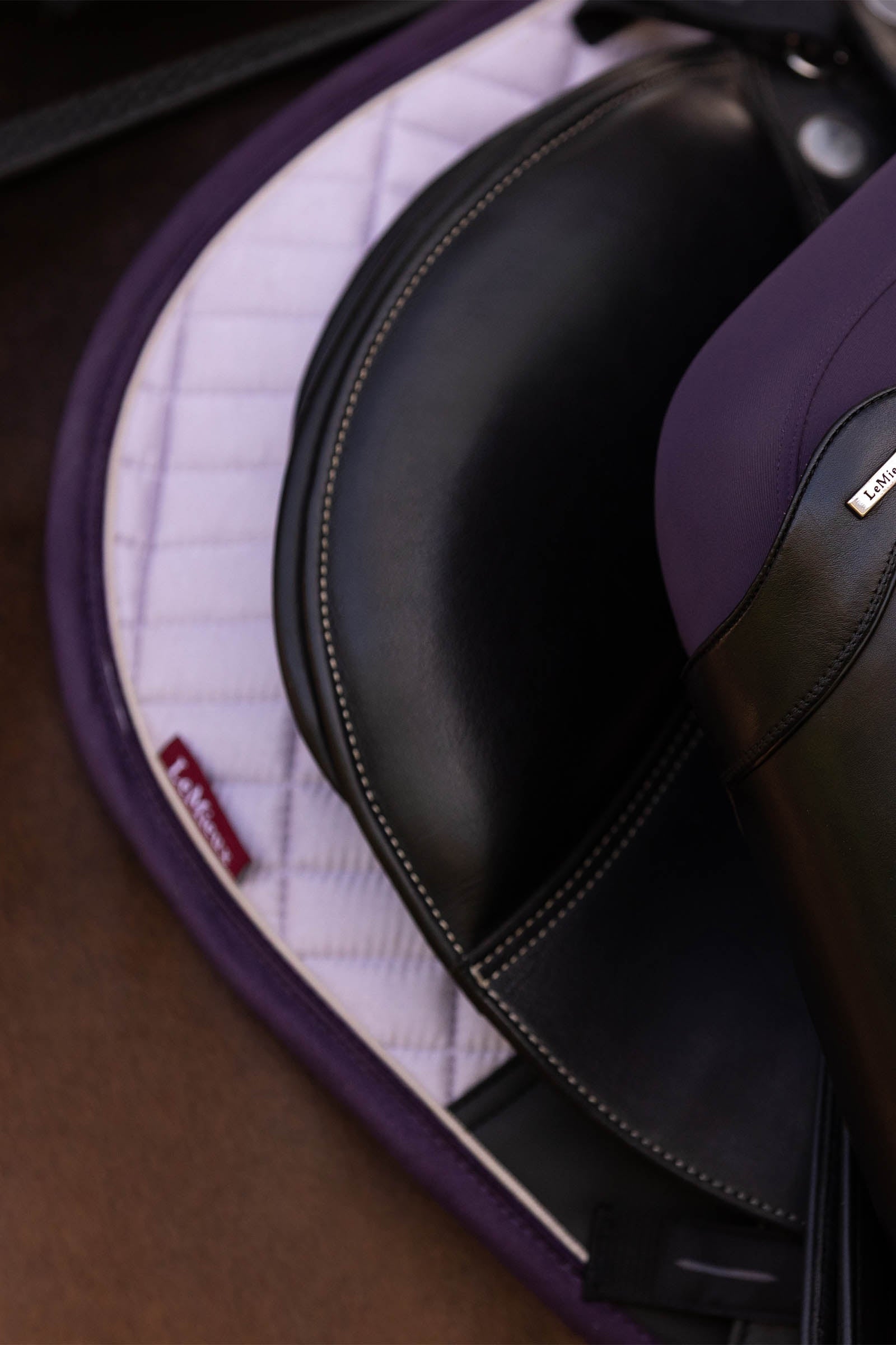 LeMieux Suede Square Close Contact Saddle Pad Saddle Pads