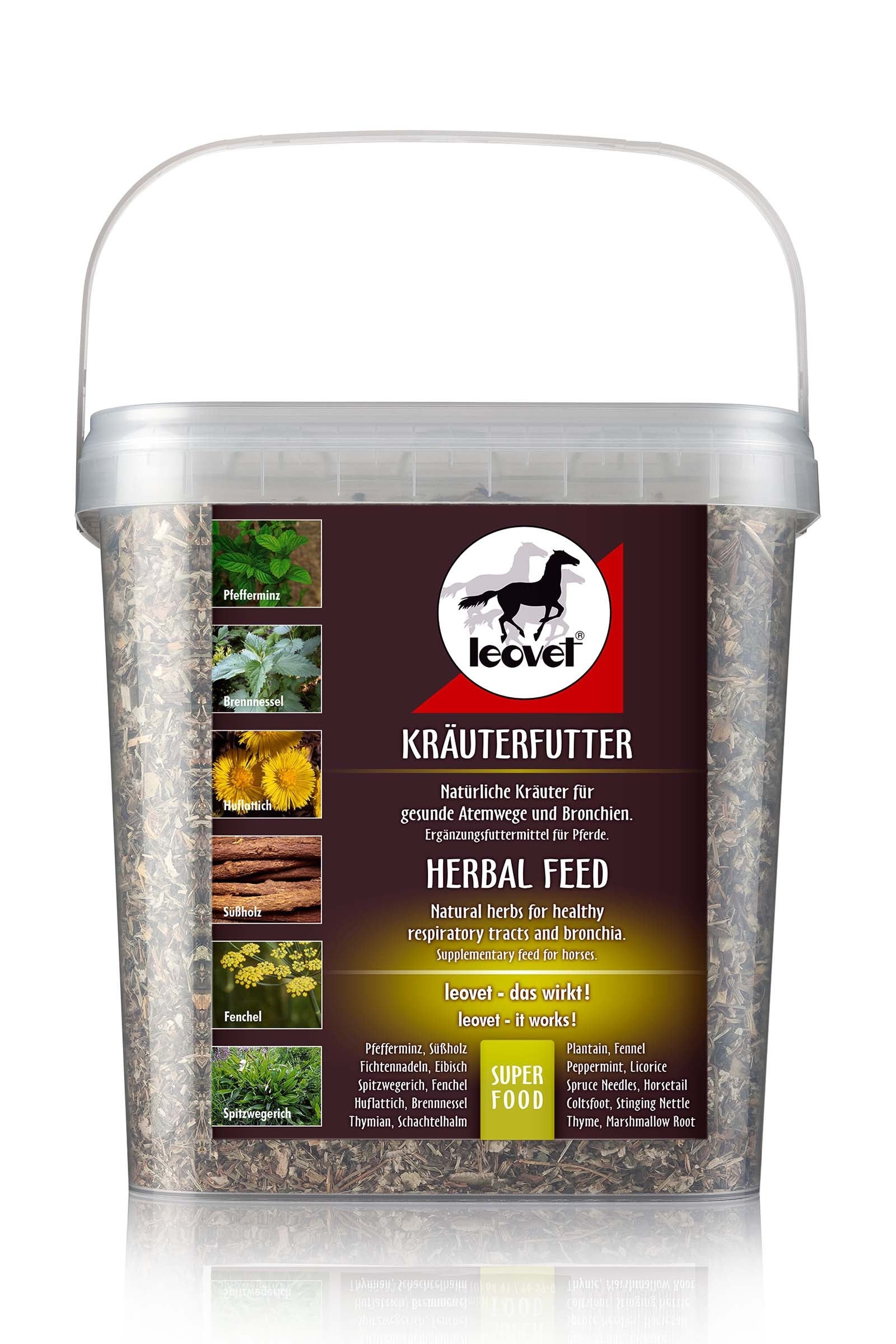 Leovet Mangime a base di erbe , 800 g Horse Feed & Nutrition