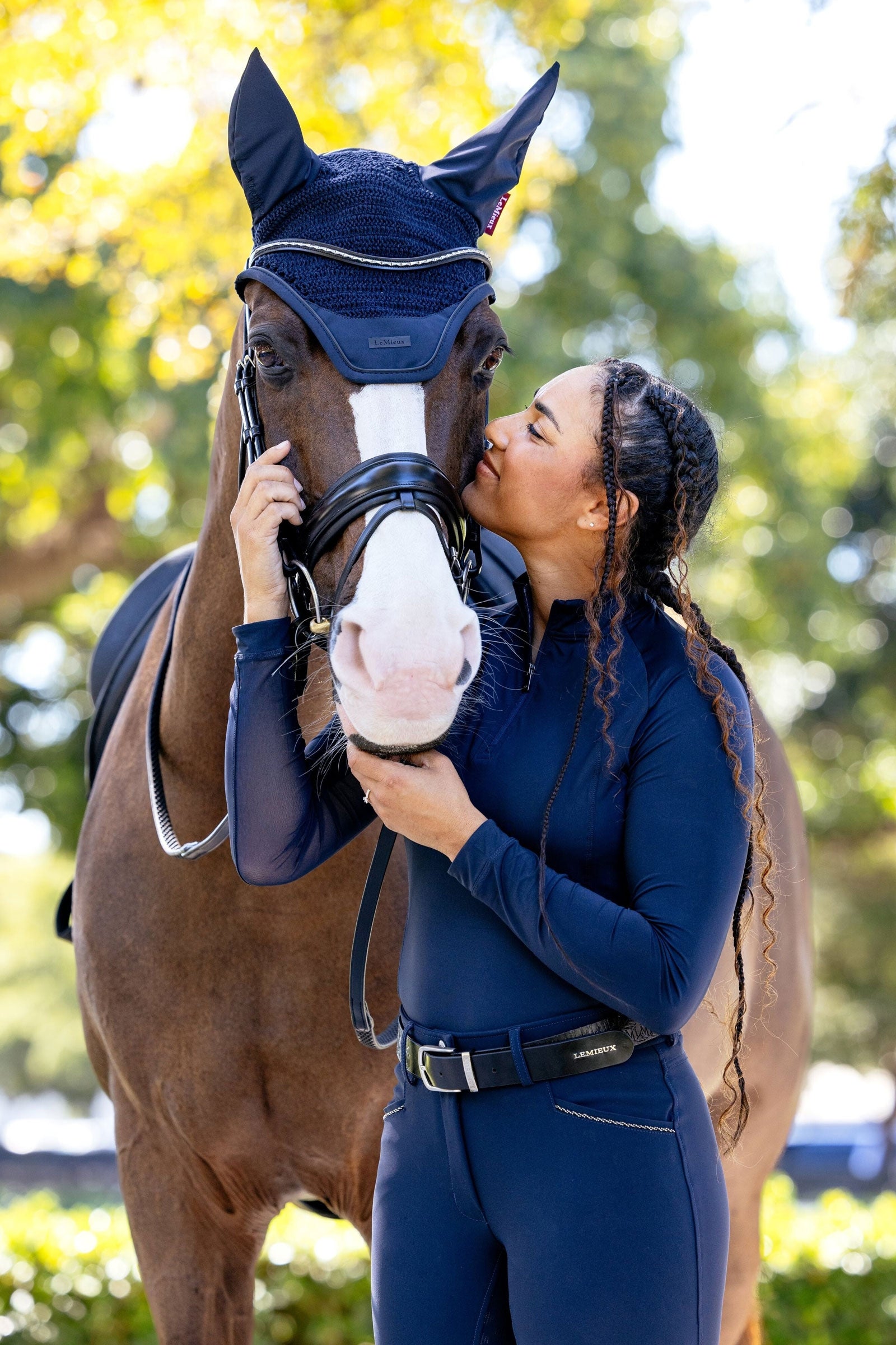 LeMieux Essence Acoustic Fly Hood Antifly Protection for Horses