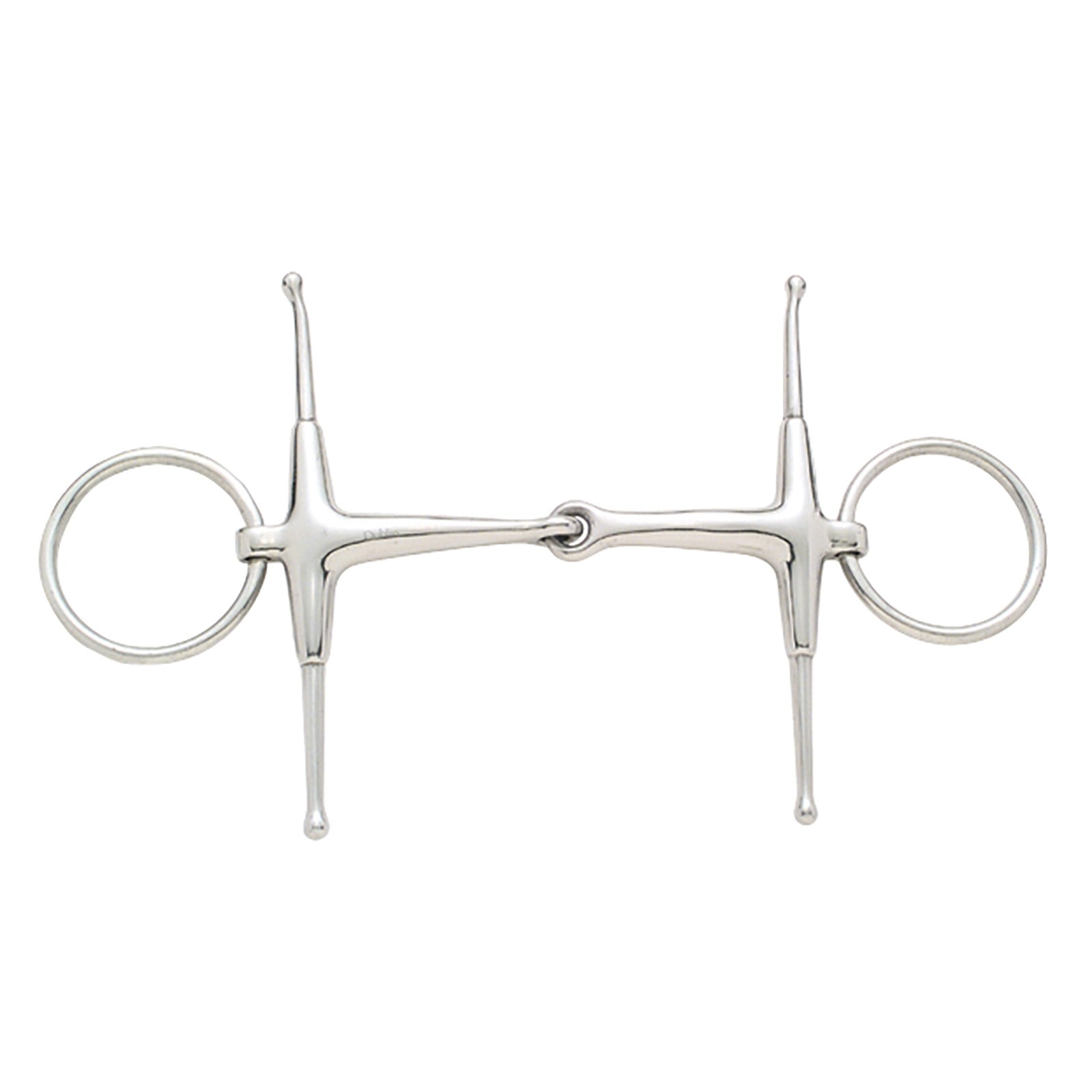 Korsteel Stainless Steel Jointed Fulmer Snaffle Bit Boccaglio