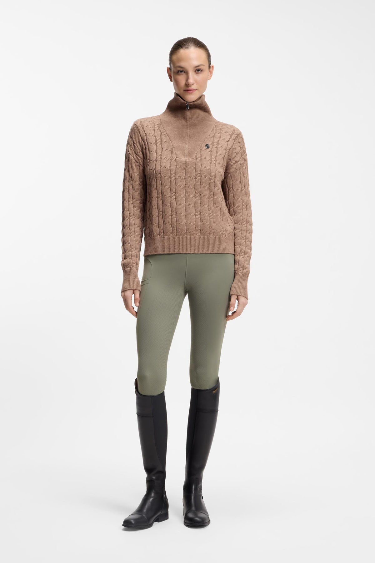 BOSS Equestrian Boss Harriett Womens High Waist Full Grip Leggings Womens Breeches