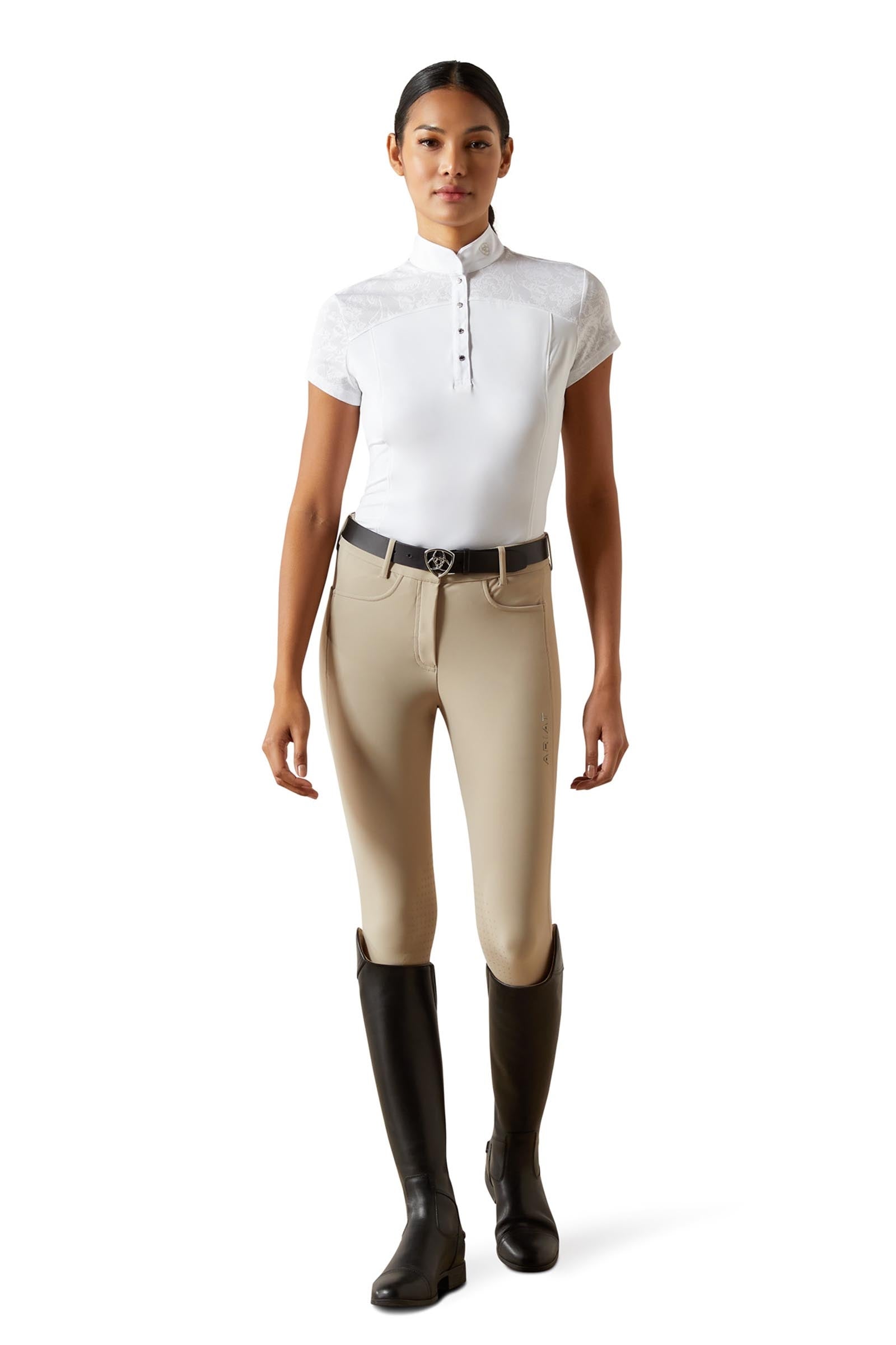 Ariat Bellatrix Women's Short Sleeve Show Shirt Women’s Riding Clothing