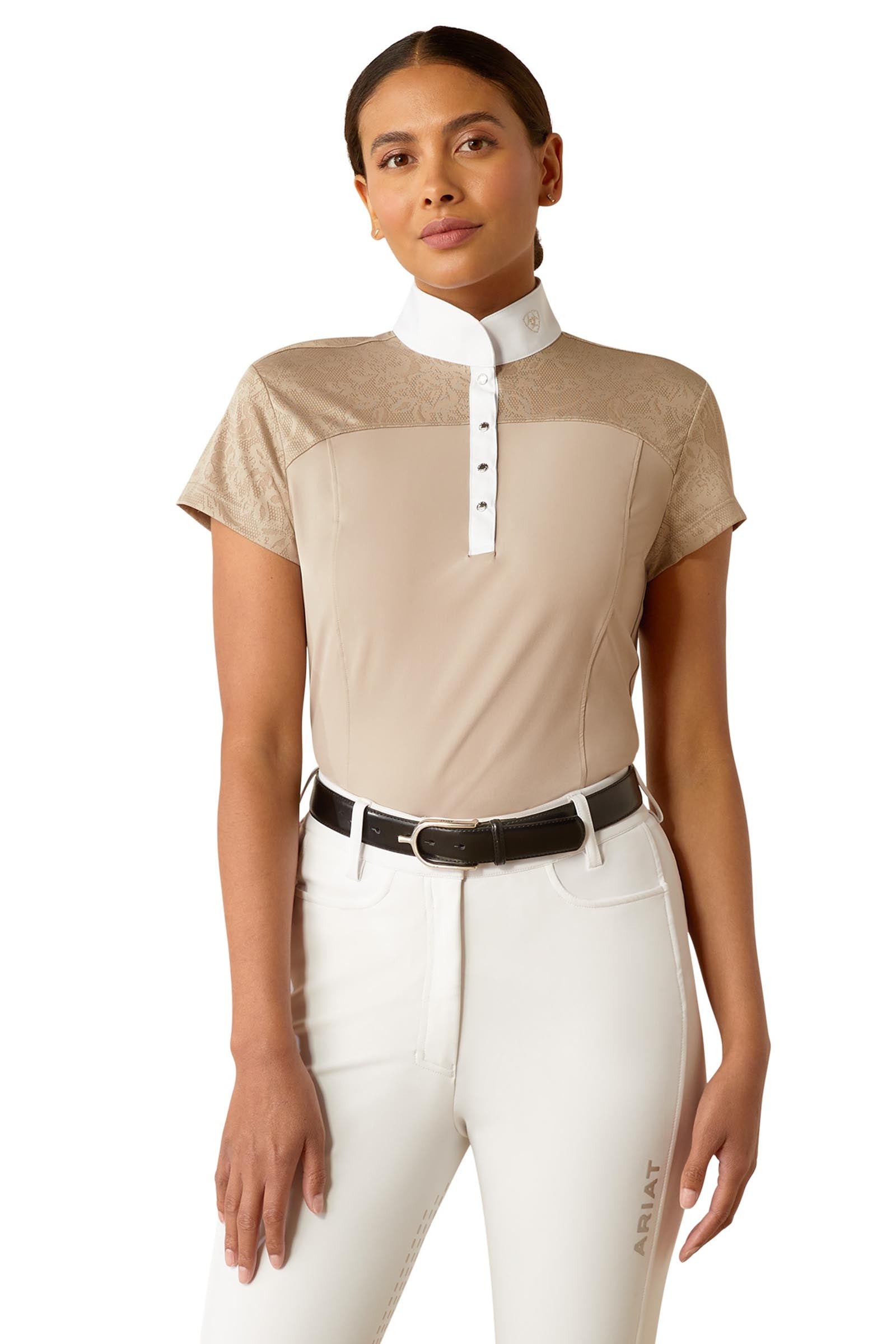 Ariat Bellatrix camicia da gara a maniche corte da donna Abbigliamento da donna