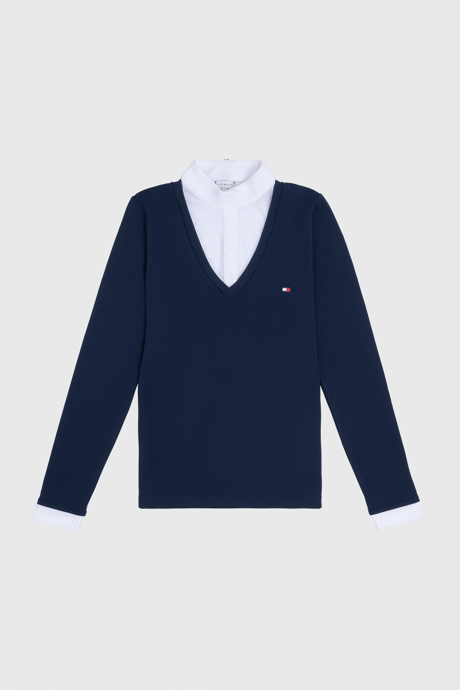 Tommy Hilfiger Equestrian Montana camicia da concorso donna 2-in-1 Abbigliamento da donna