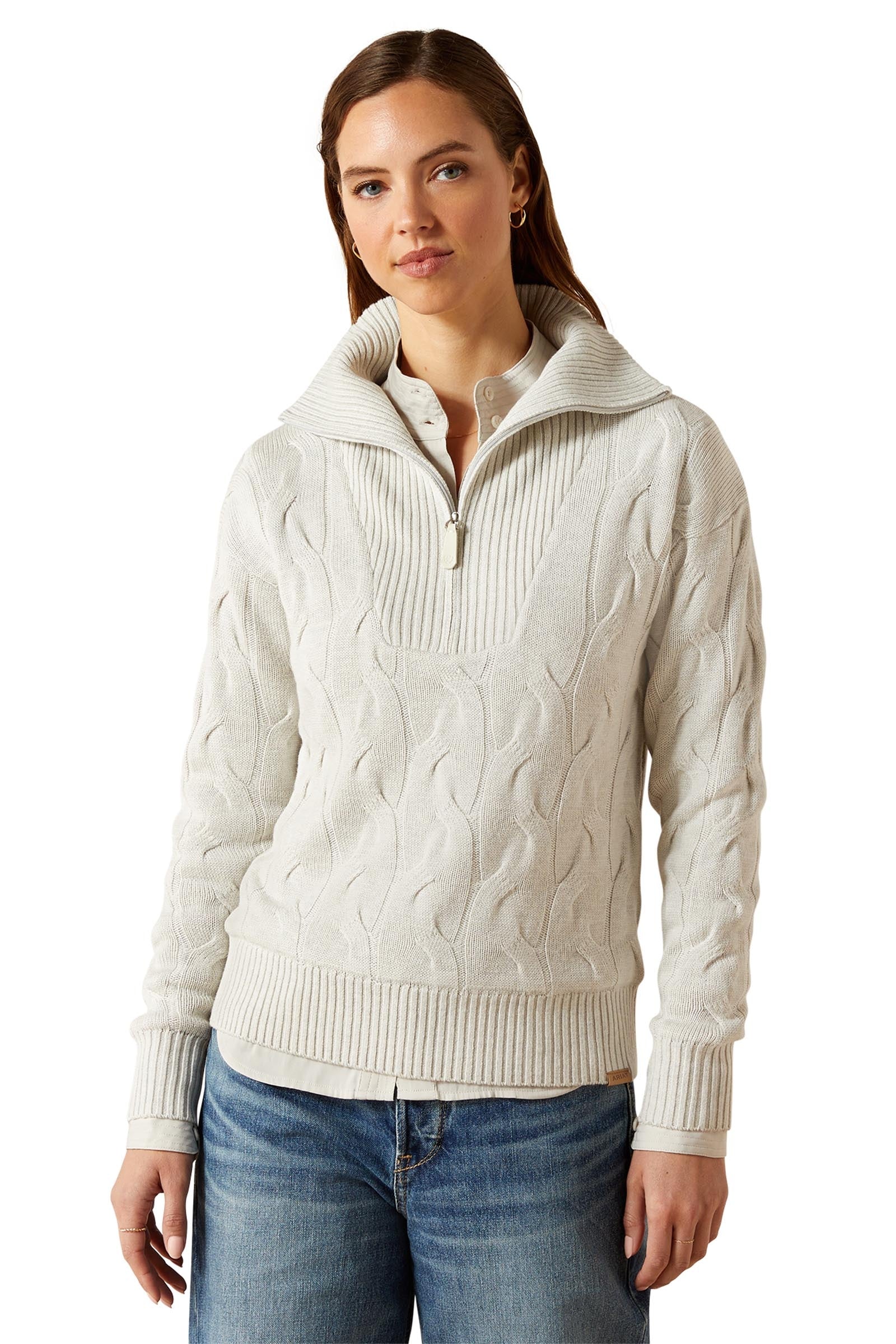 Ariat Alamere maglione da donna con mezza zip Abbigliamento da donna