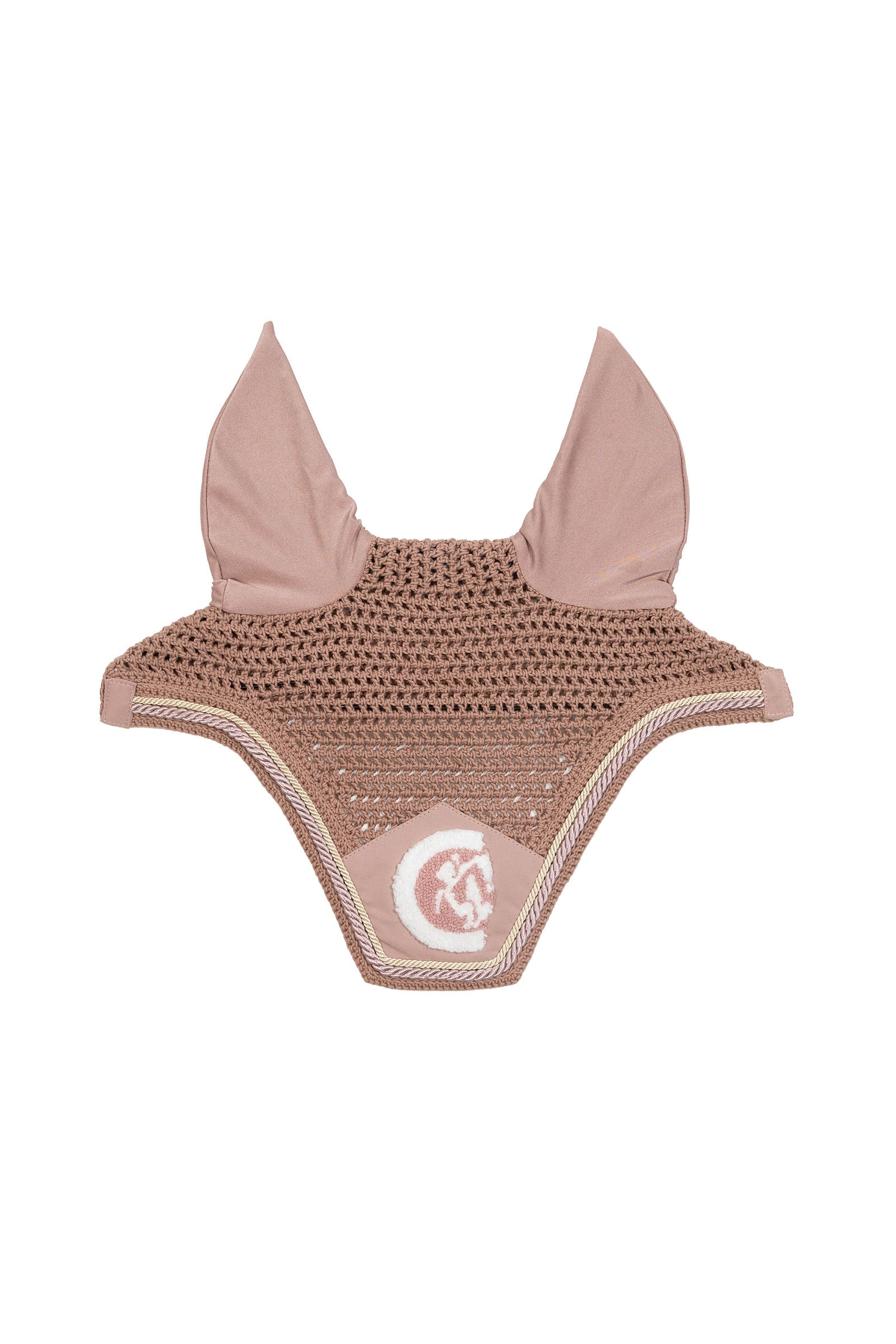 Kentucky Horsewear maschera anti-insetti Wellington 3D Logo rope Sottosella