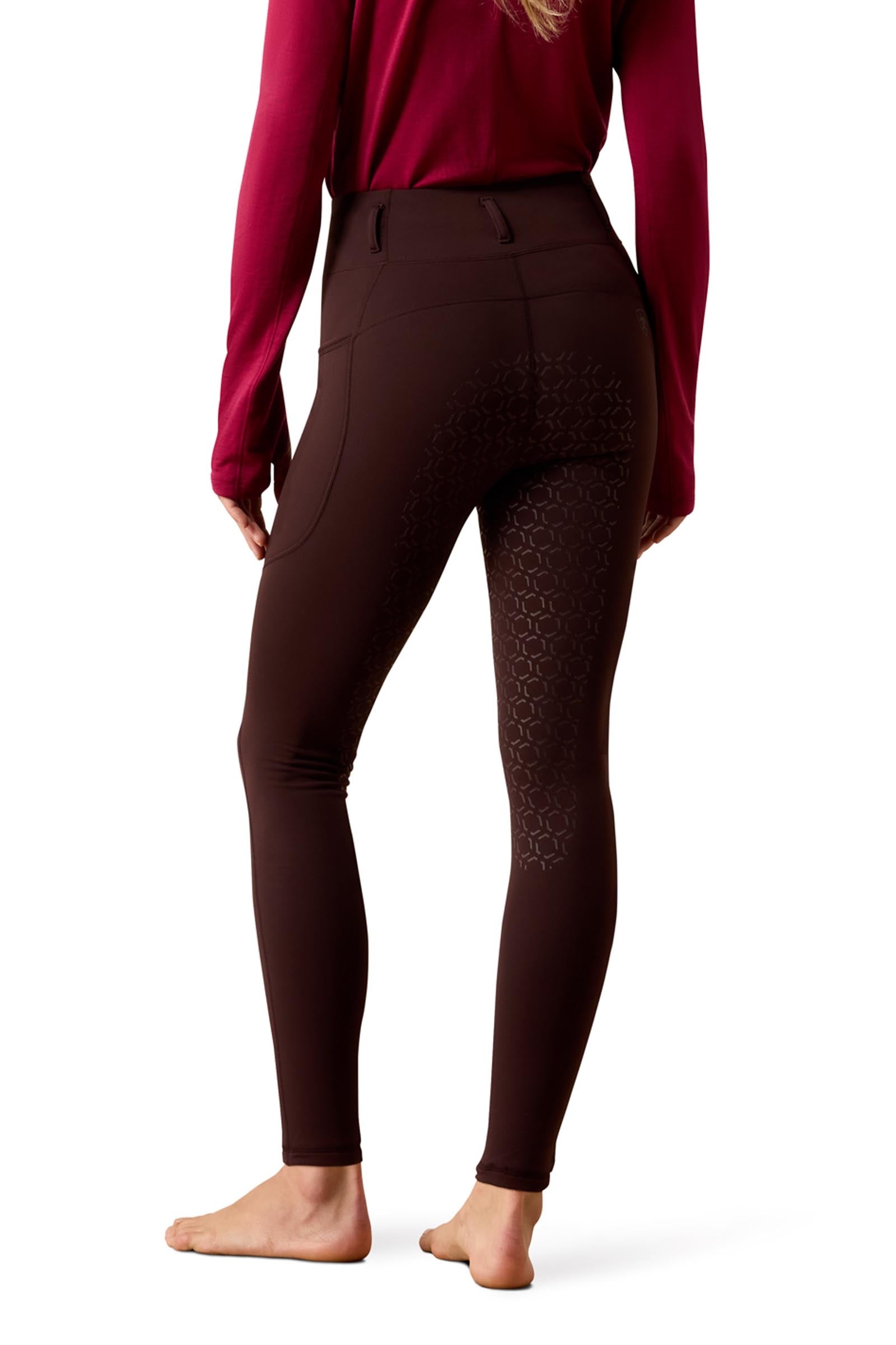 Ariat Venture 2.0 Leggings da equitazione termici donna con seduta intera Womens Breeches